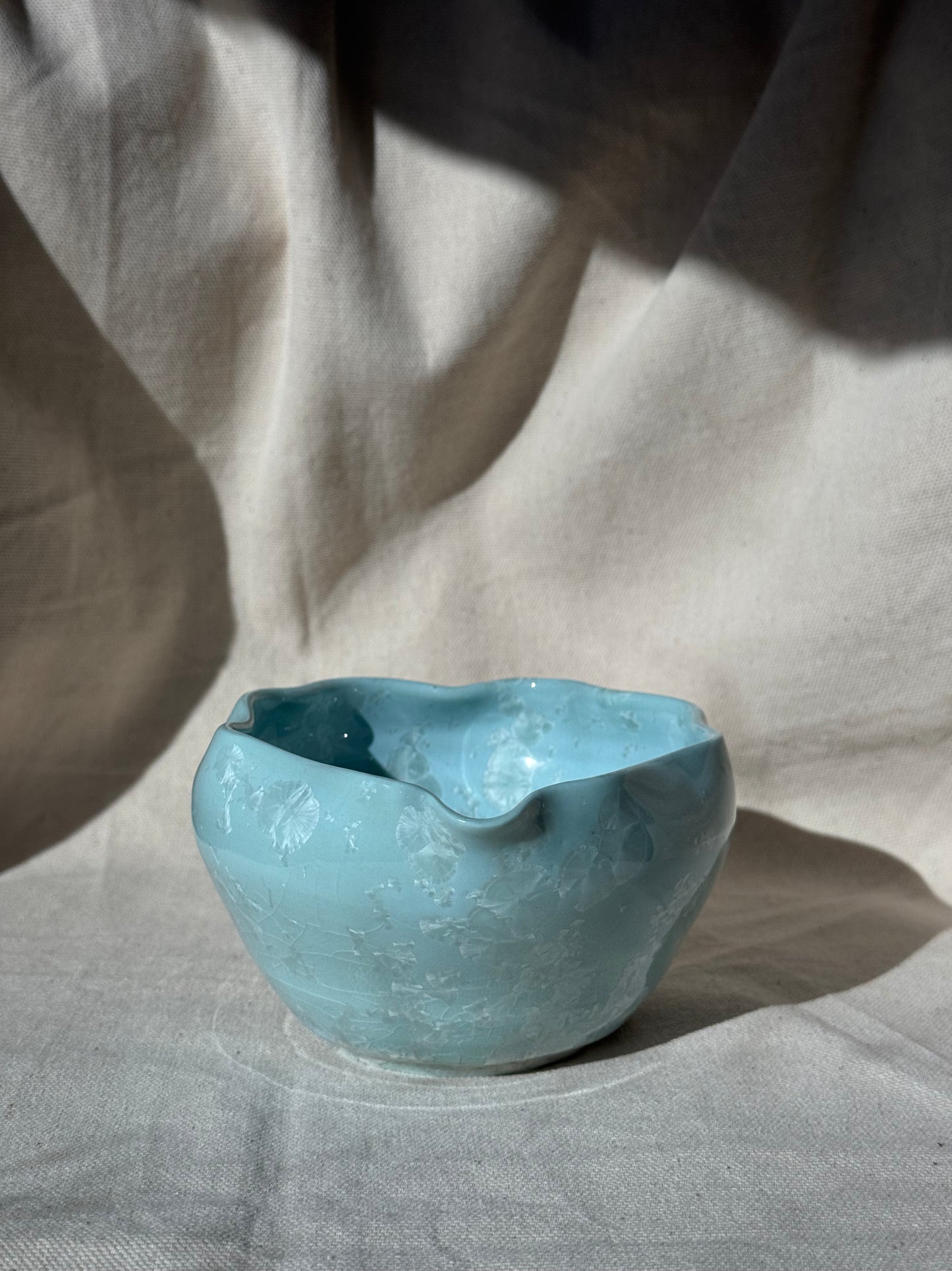 MATCHA BOWL MINTY RUFFLE FLORAL KATAKUCHI 🌸