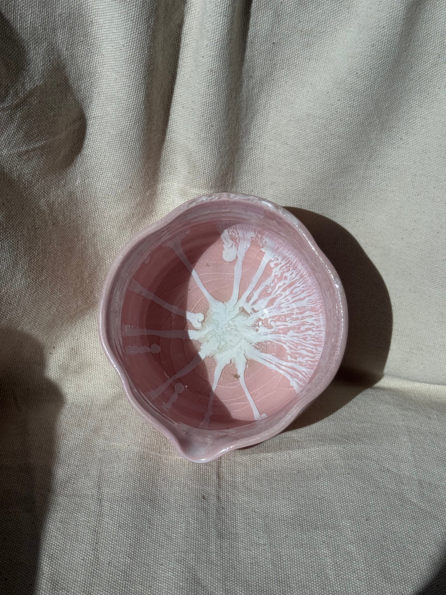 MATCHA BOWL CANDY PINK FLORAL KATAKUCHI 🌸
