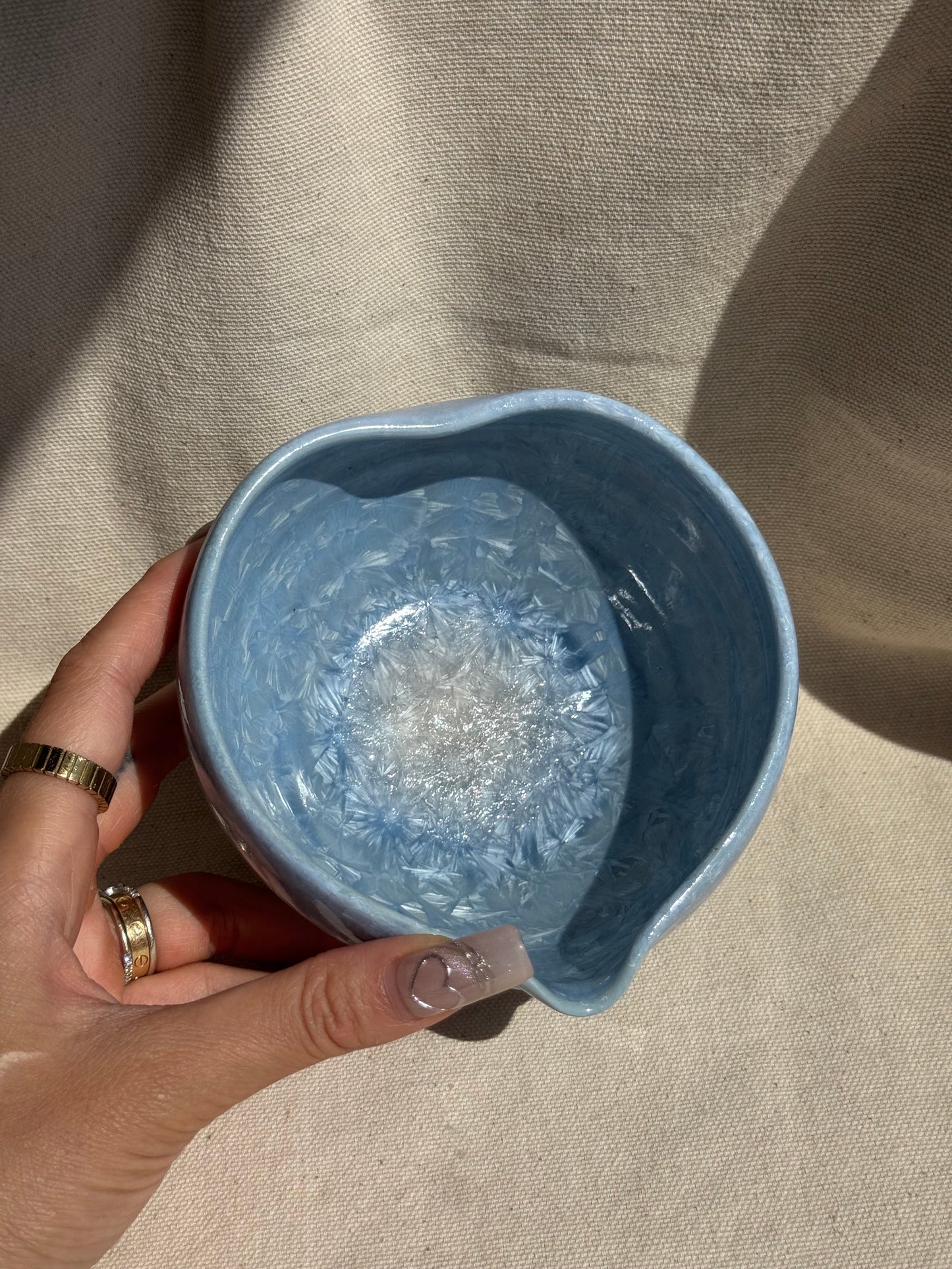 MATCHA BOWL BLUE GREY OMBRE LOVE KATAKUCHI 🌸