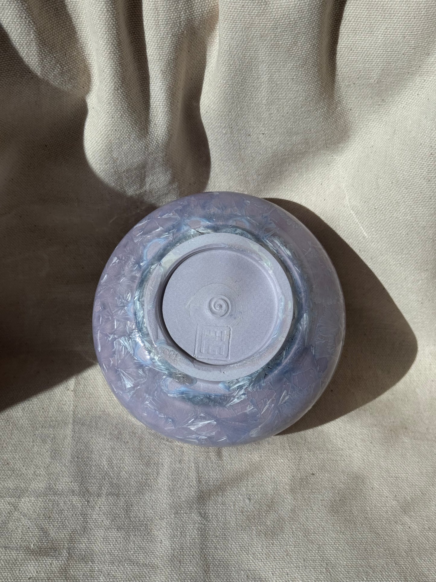 MATCHA BOWL PURPLE FLORAL LOVE KATAKUCHI 🌸