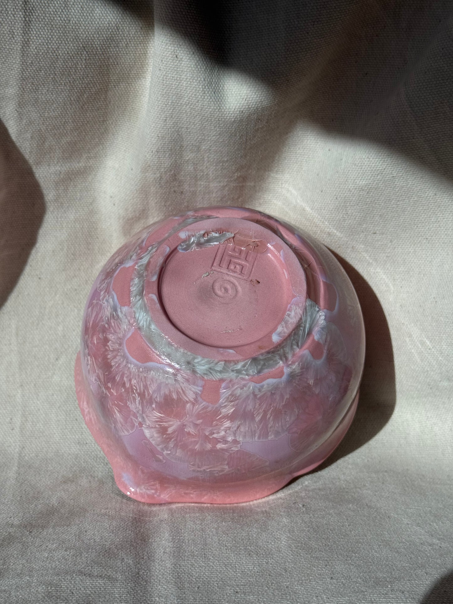 MATCHA BOWL CANDY PINK FLORAL KATAKUCHI 🌸