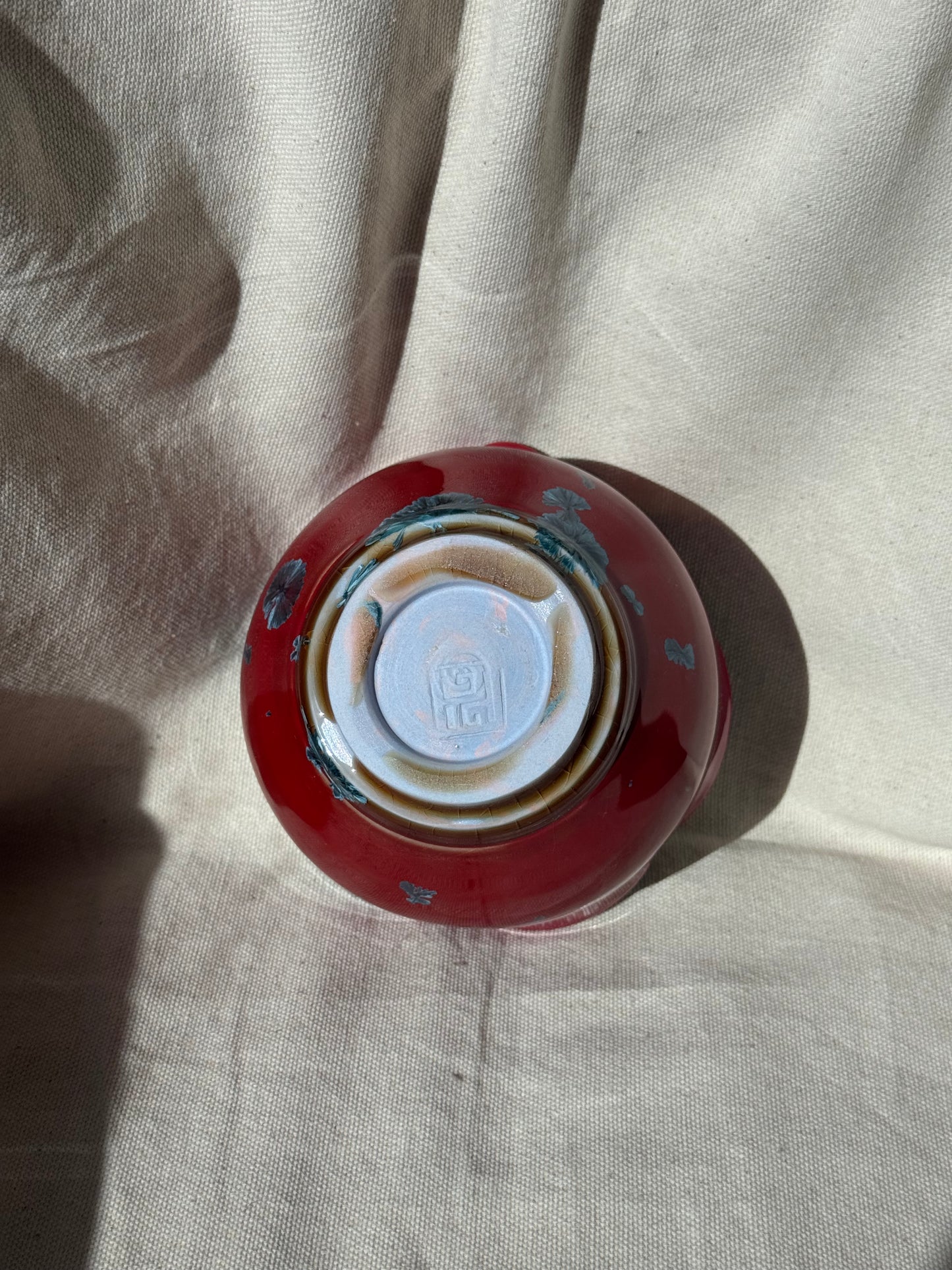 MATCHA BOWL 2 TONE RED BROWN KATAKUCHI 🌸