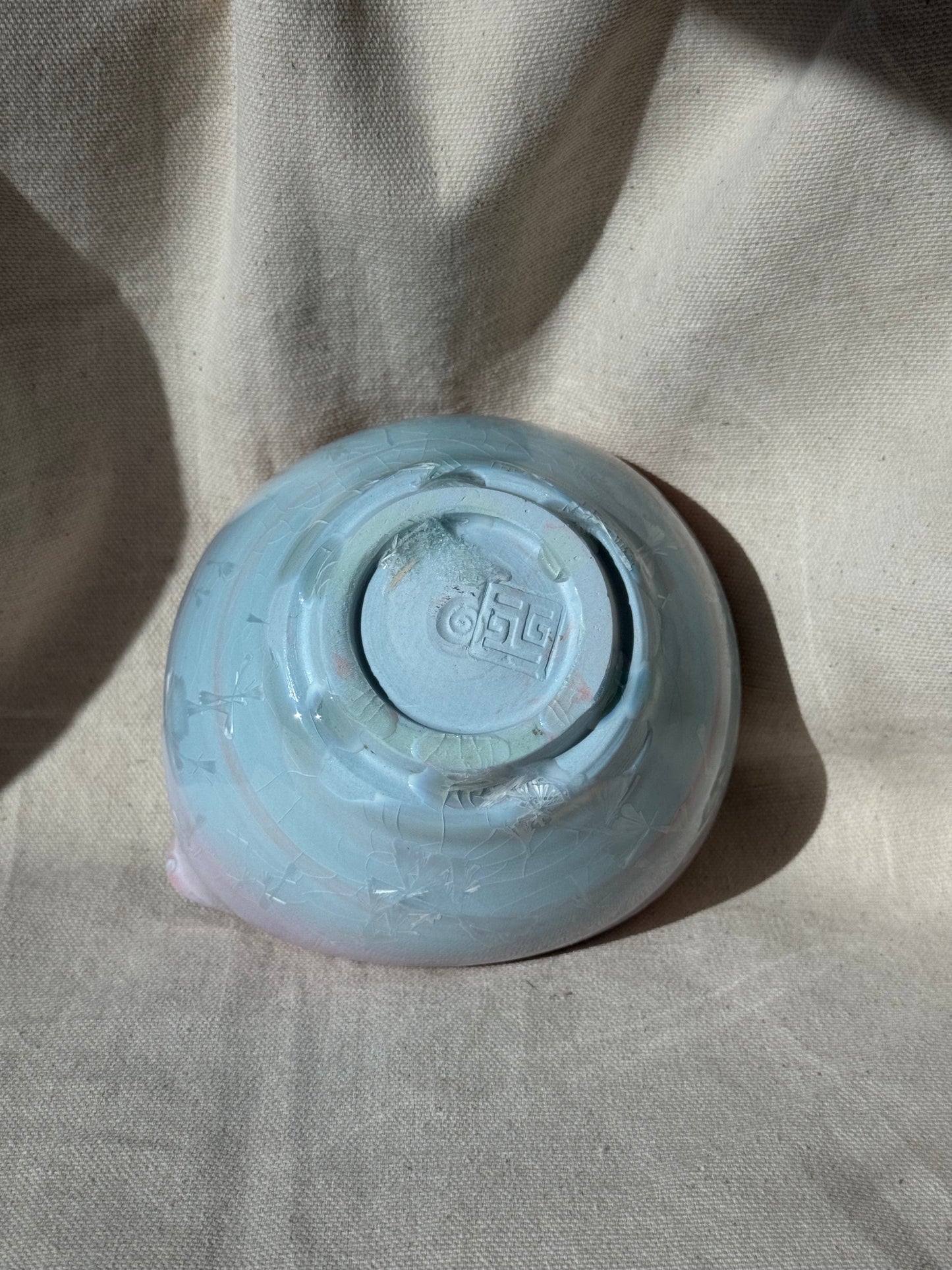 MATCHA BOWL IRREGULAR BLUE PINK OMBRE KATAKUCHI 🌸