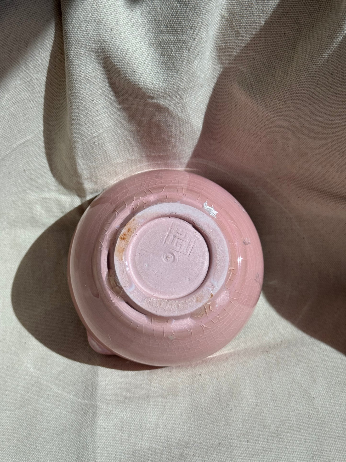 MATCHA BOWL CANDY PINK FLORAL KATAKUCHI 🌸