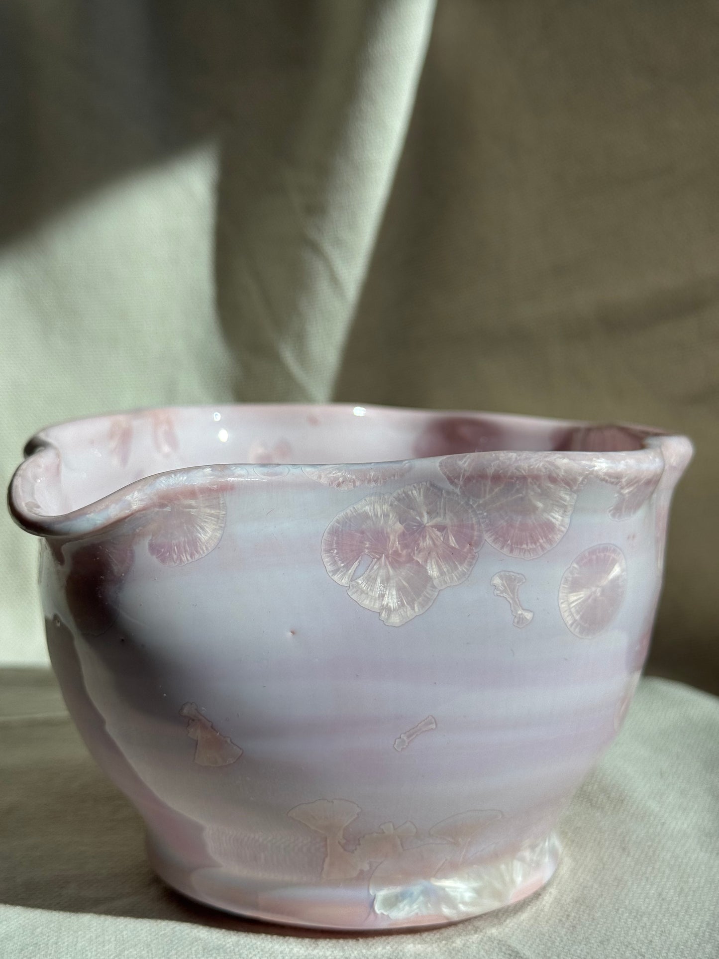 MATCHA BOWL CANDY GLAZE IRREGULAR KATAKUCHI 🌸