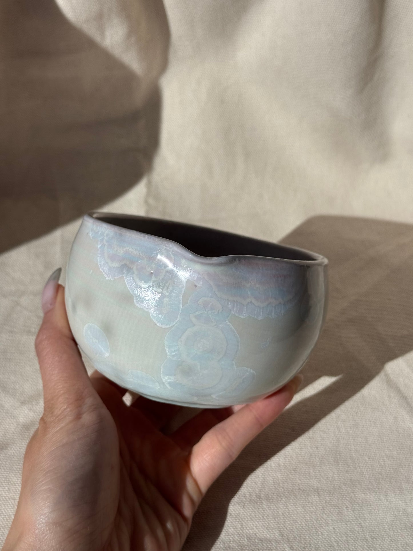 MATCHA BOWL RAINBOW LILAC KATAKUCHI 🌸