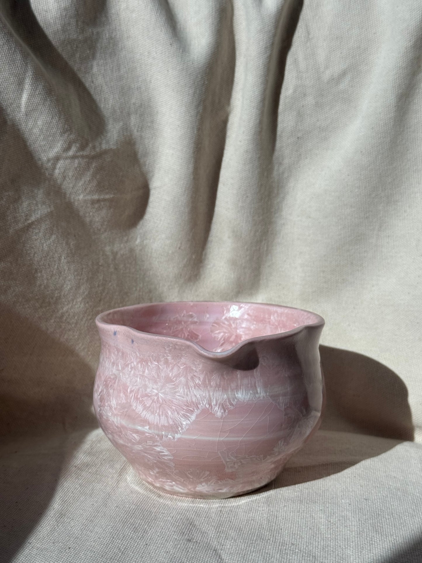 MATCHA BOWL CANDY PINK FLORAL KATAKUCHI 🌸