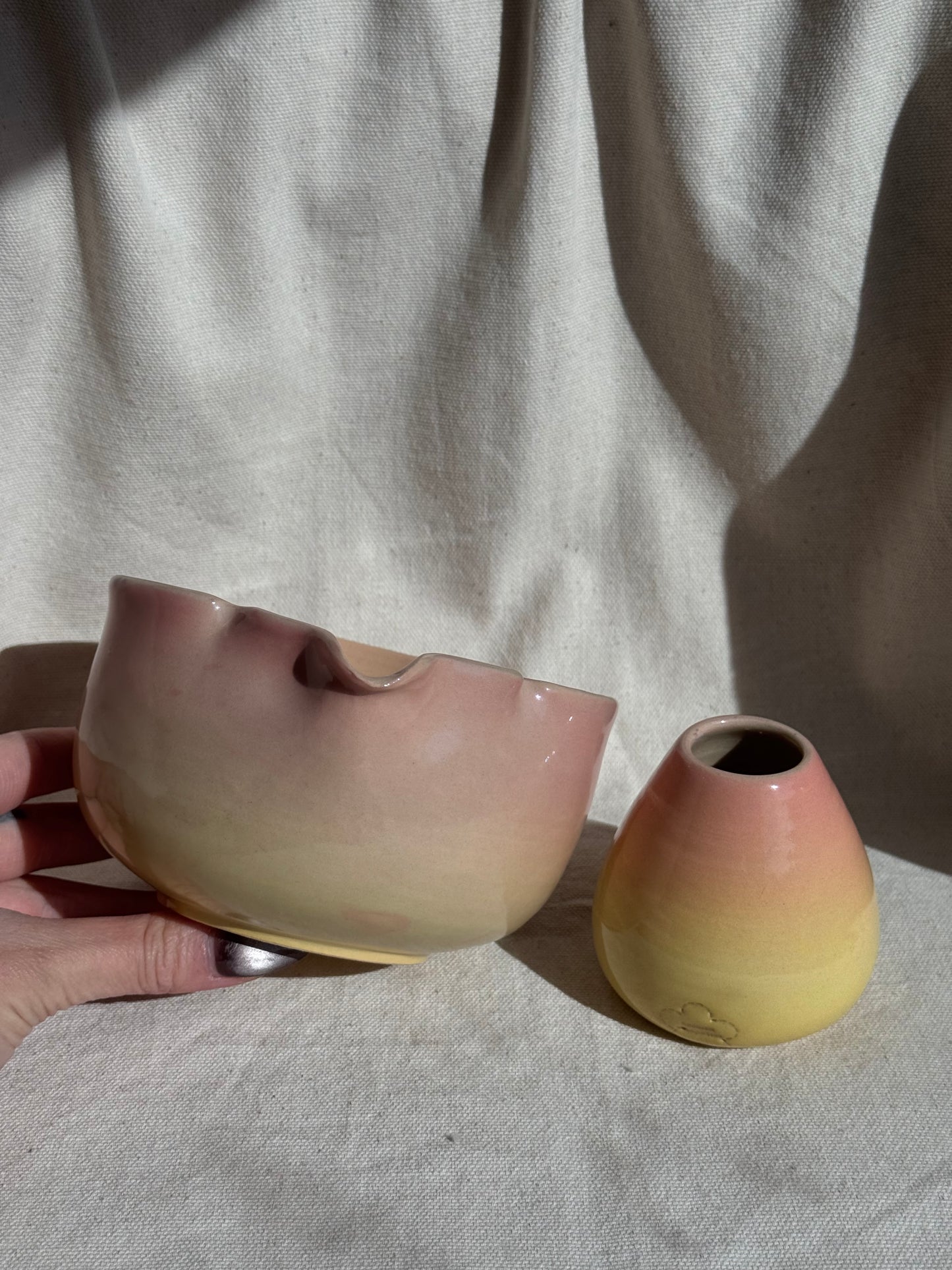 CC OMBRE FLORAL KATAKUCHI SET 🌸