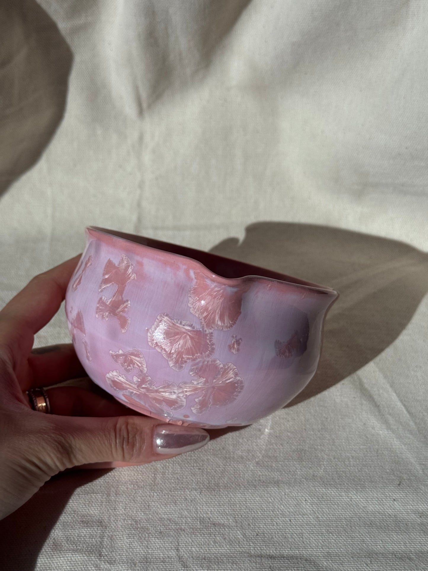 MATCHA BOWL CANDY PINK FLAKES SWEET LOVE KATAKUCHI 🌸