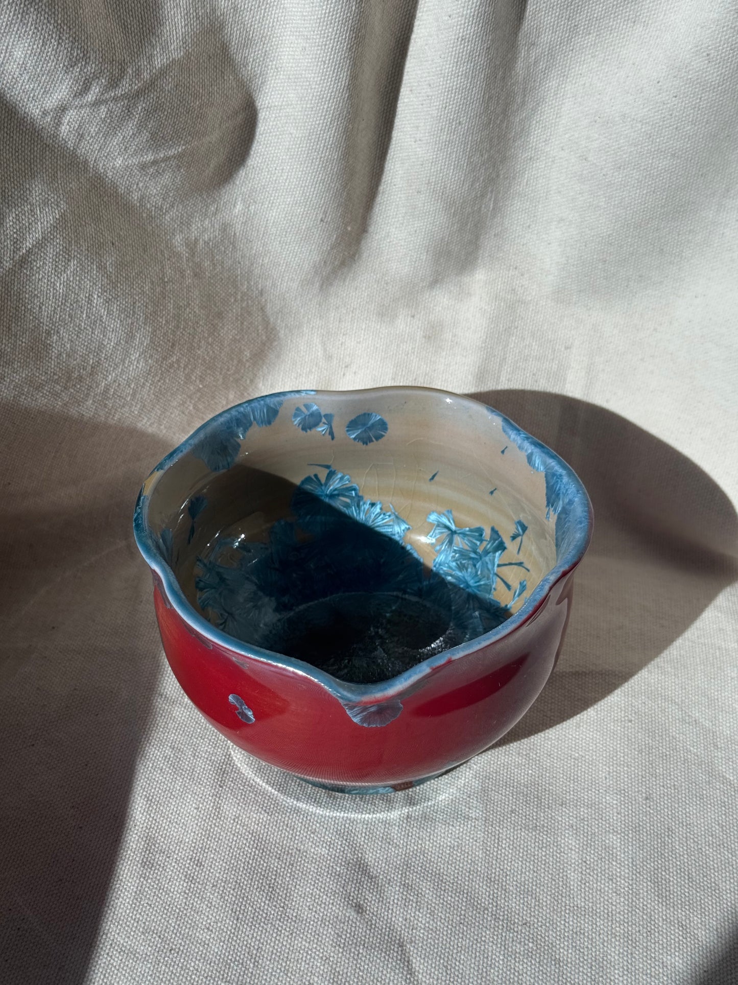 MATCHA BOWL 2 TONE RED BROWN KATAKUCHI 🌸