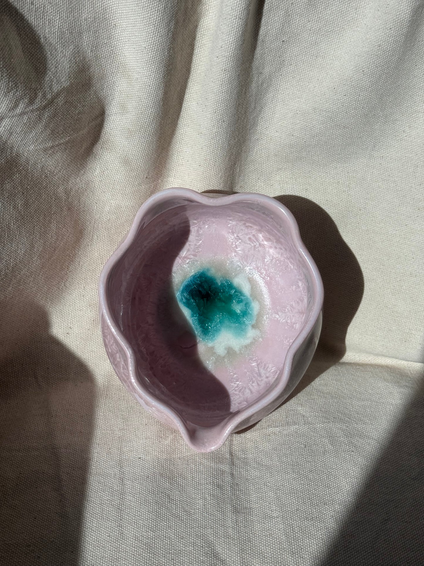MATCHA BOWL CANDY PINK RUFFLE FLORAL LOVE KATAKUCHI 🌸