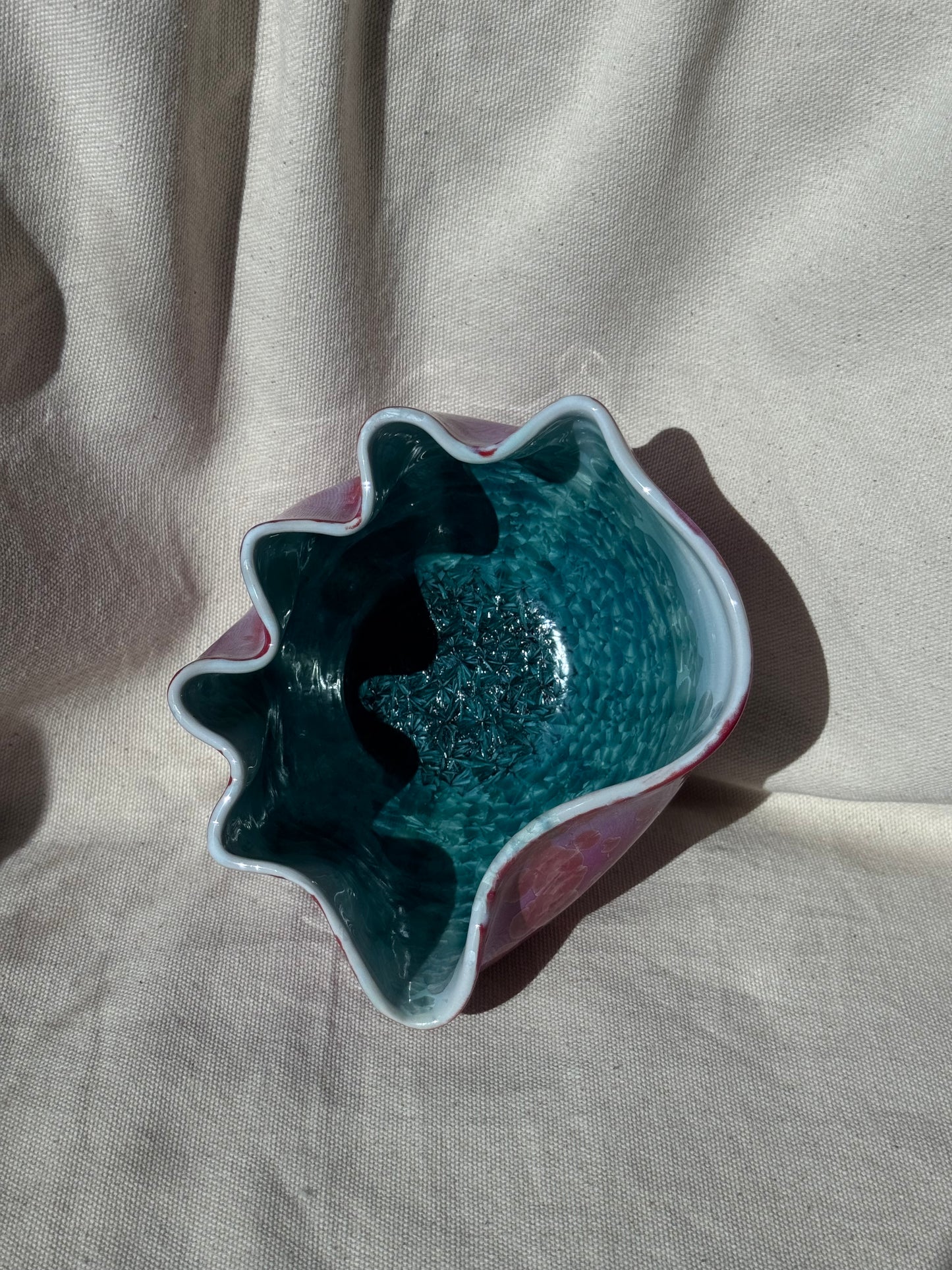 MATCHA BOWL 2 TONE PURPLE GREEN SEASHELL KATAKUCHI 🌸
