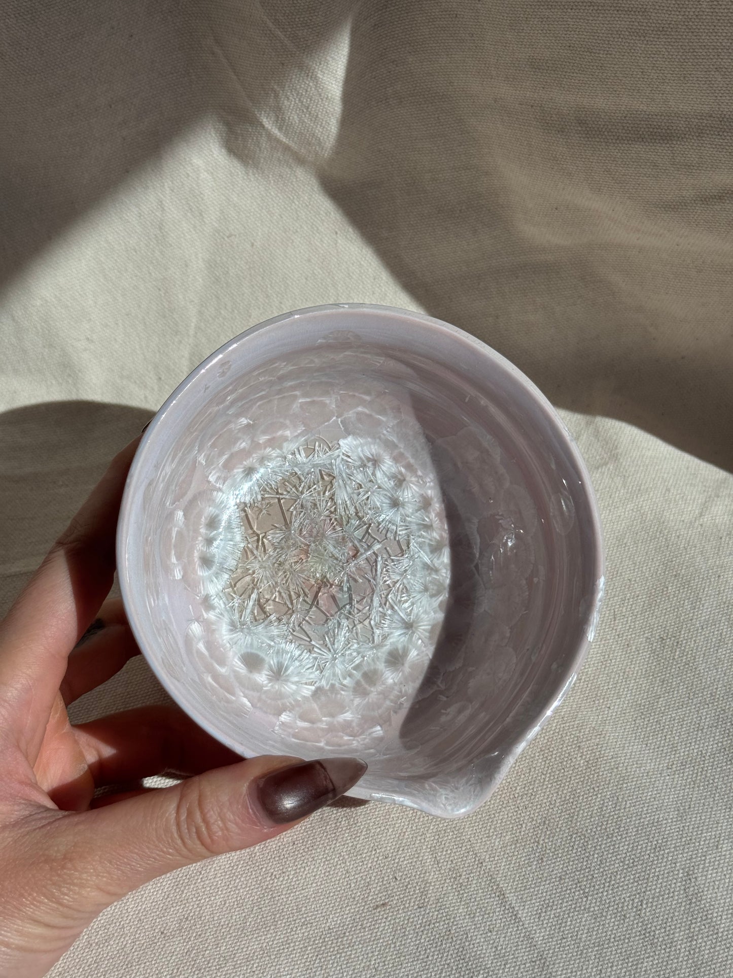MATCHA BOWL RAINBOW GLAZE KATAKUCHI 🌸