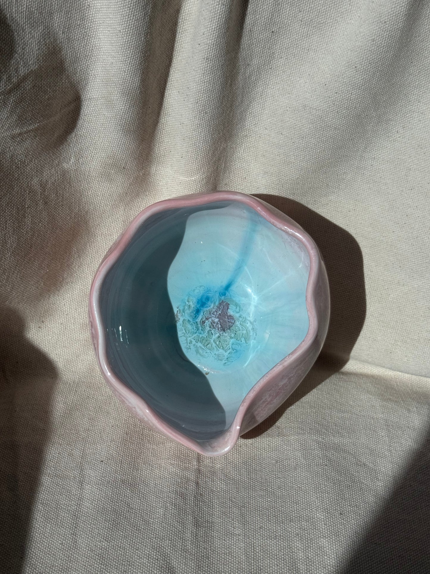 MATCHA BOWL CELADON PINK EGGSHELL KATAKUCHI 🌸