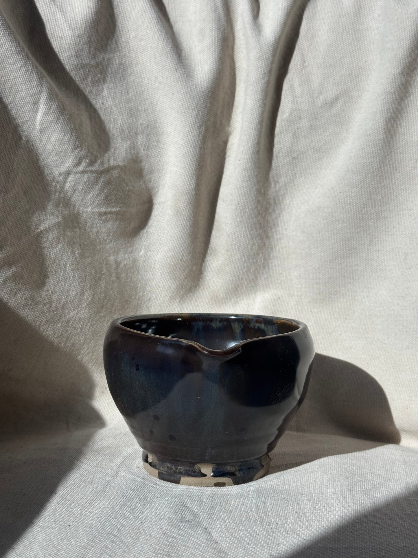MATCHA BOWL BROWN BLUE KATAKUCHI 🌸