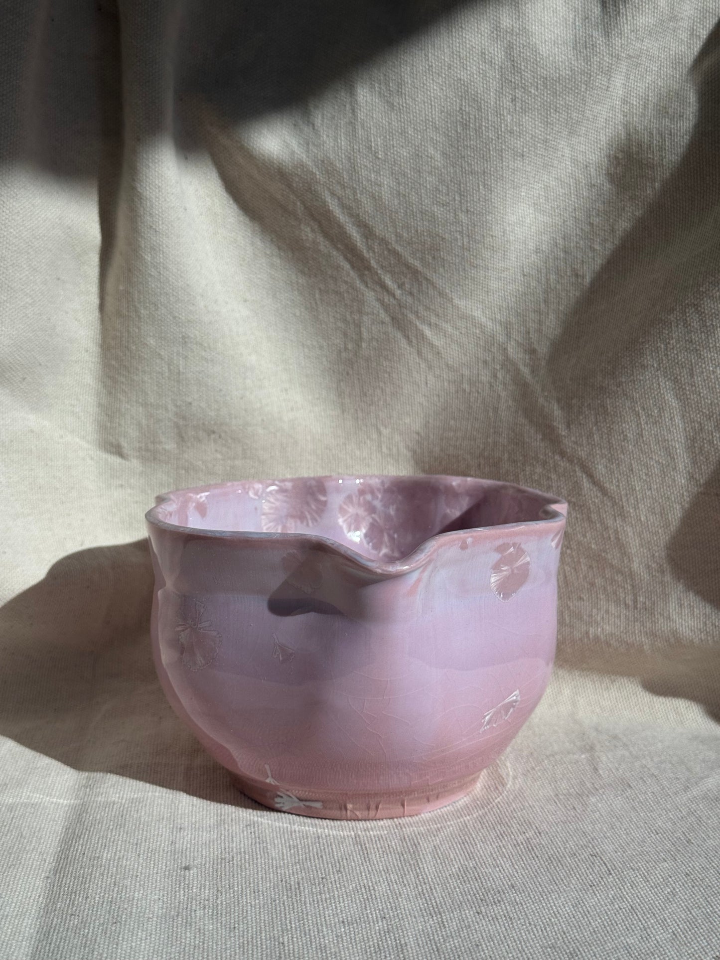 MATCHA BOWL PINK FLORAL KATAKUCHI 🌸