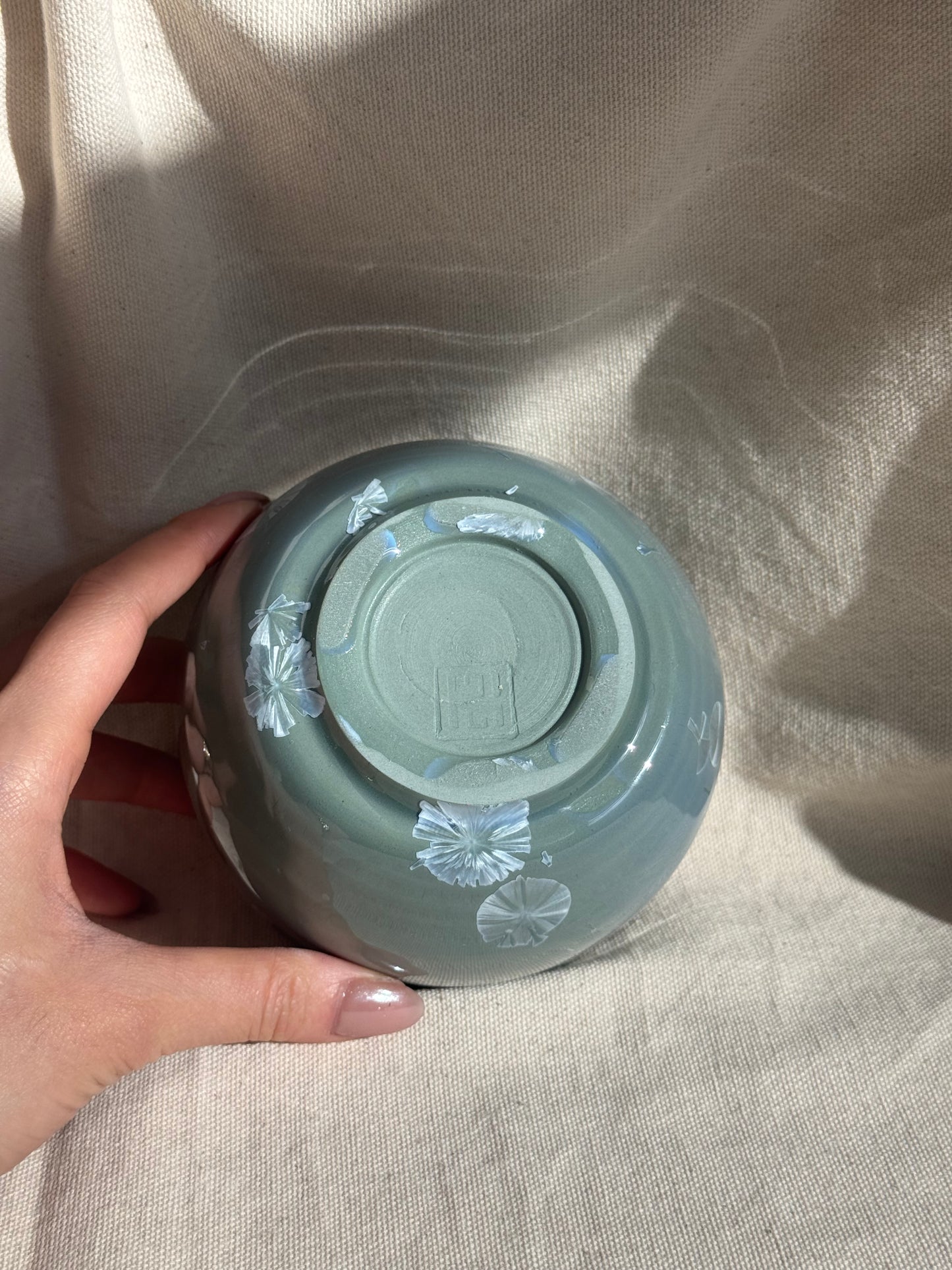 MATCHA BOWL SAGE GREEN GLAZE KATAKUCHI 🌸