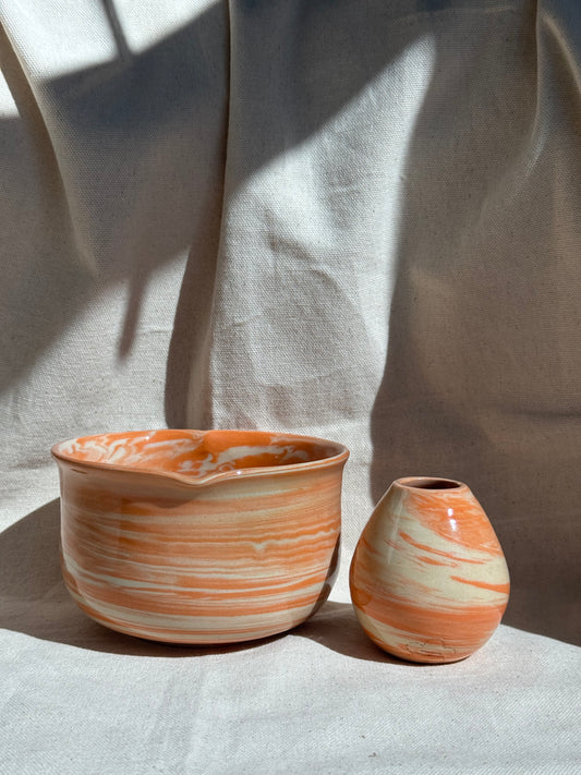 MATCHA BOWL CC ORANGE CREAMSICLE KATAKUCHI SET 🌸