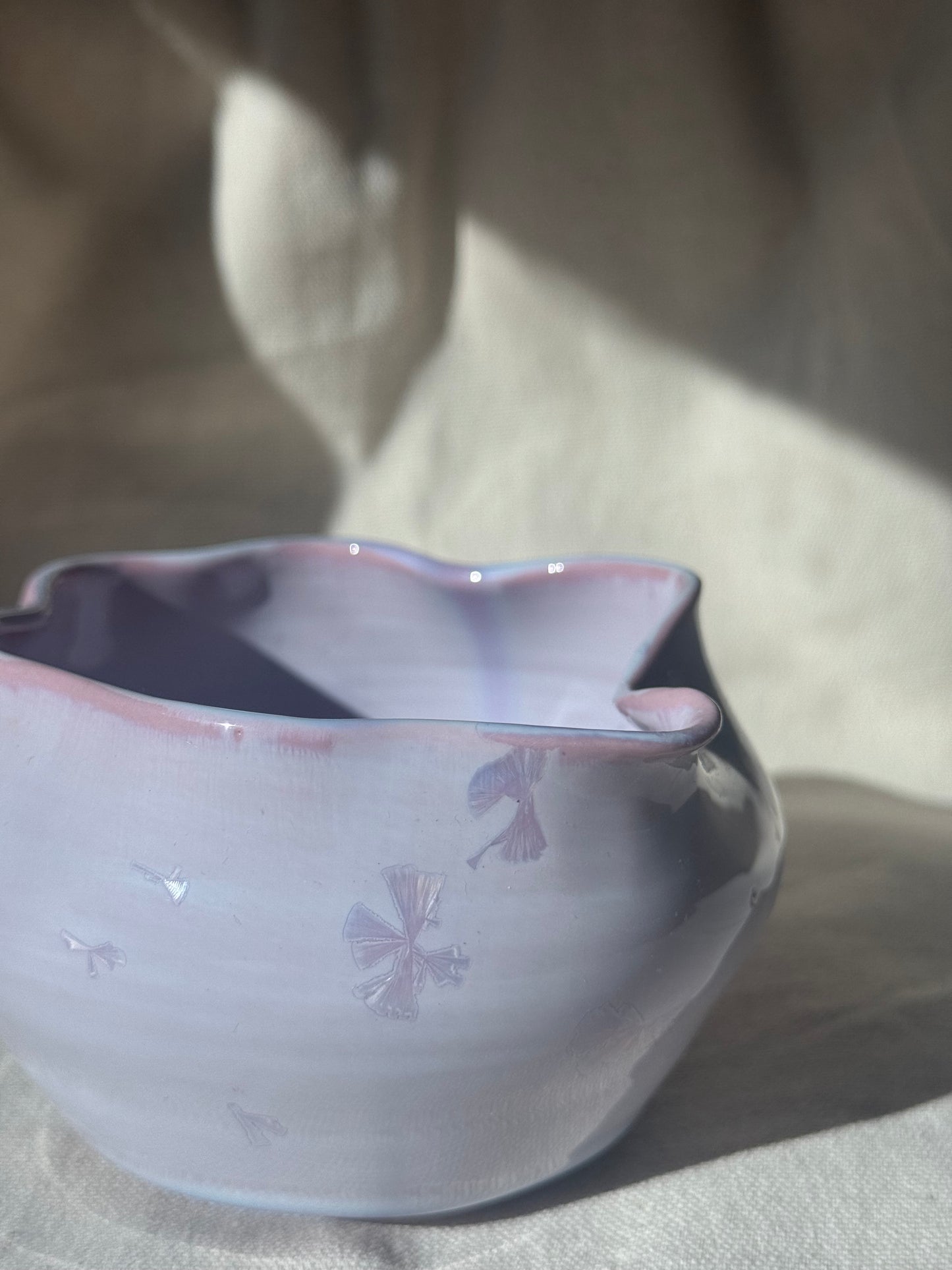 MATCHA BOWL EGGSHELL CANDY PINK LILAC KATAKUCHI 🌸