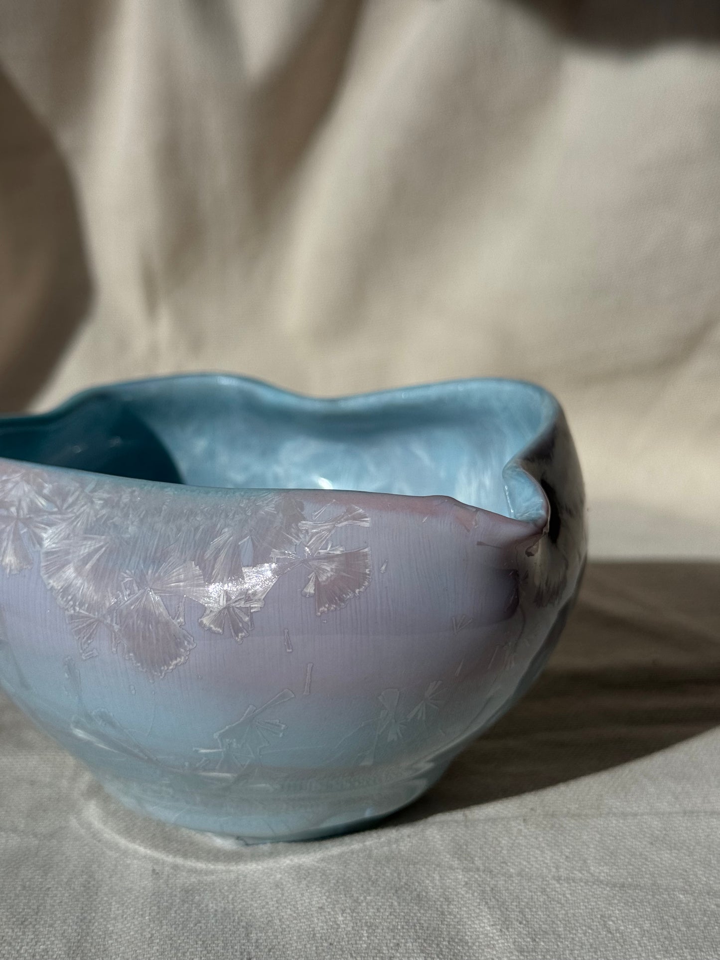 MATCHA BOWL IRREGULAR BLUE PINK OMBRE KATAKUCHI 🌸