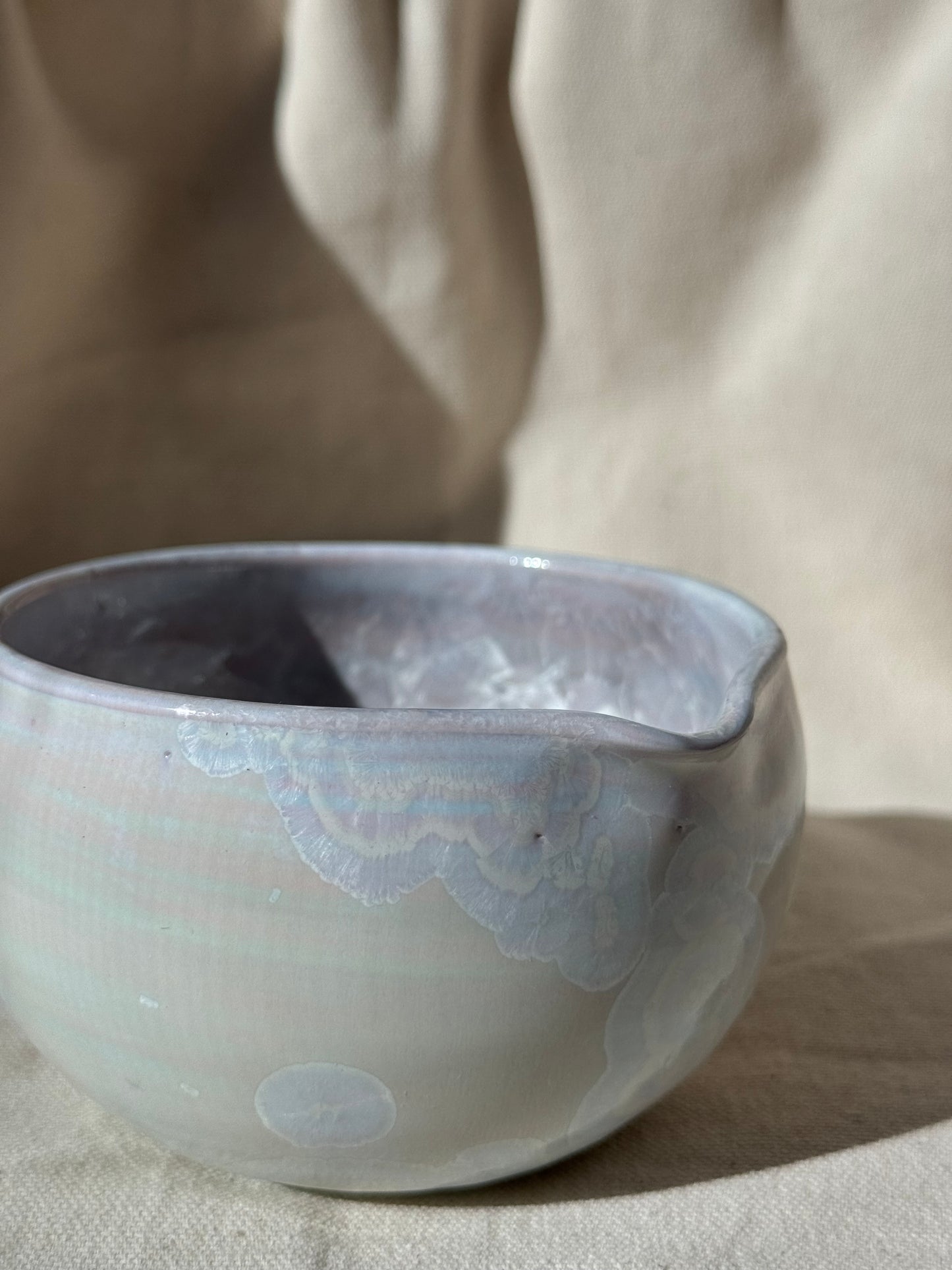 MATCHA BOWL RAINBOW LILAC KATAKUCHI 🌸