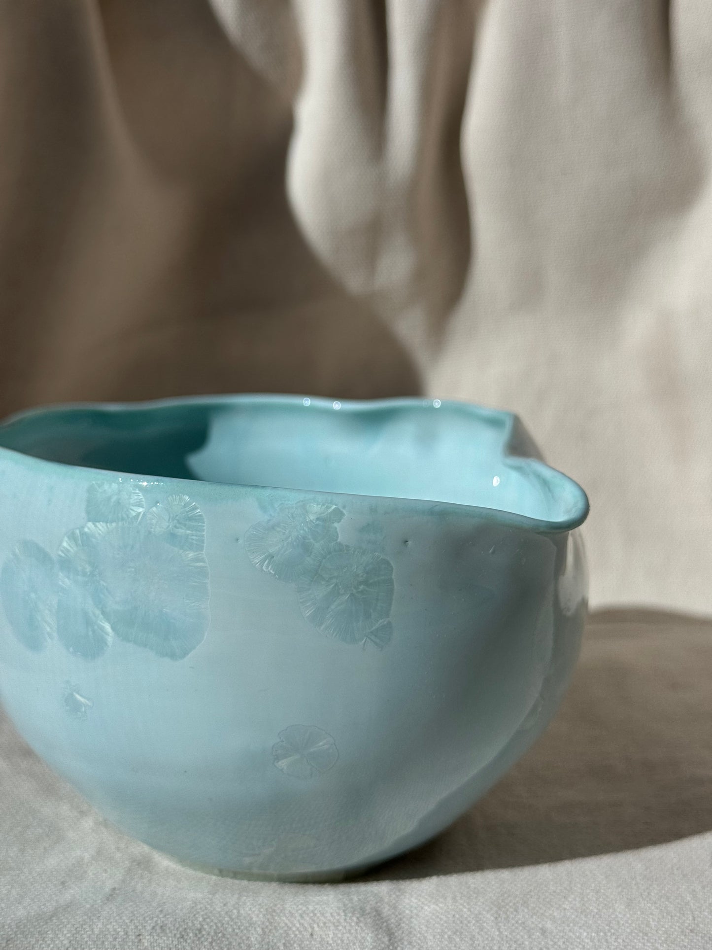 MATCHA BOWL MINTY DRIP IRREGULAR KATAKUCHI 🌸