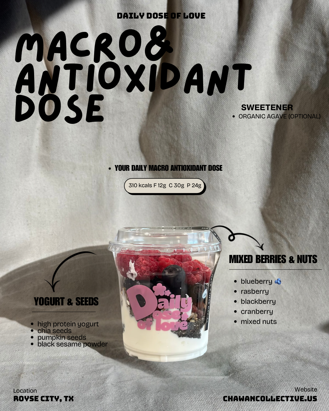 MACRO & ANTIOXIDANT DOSE 🥣