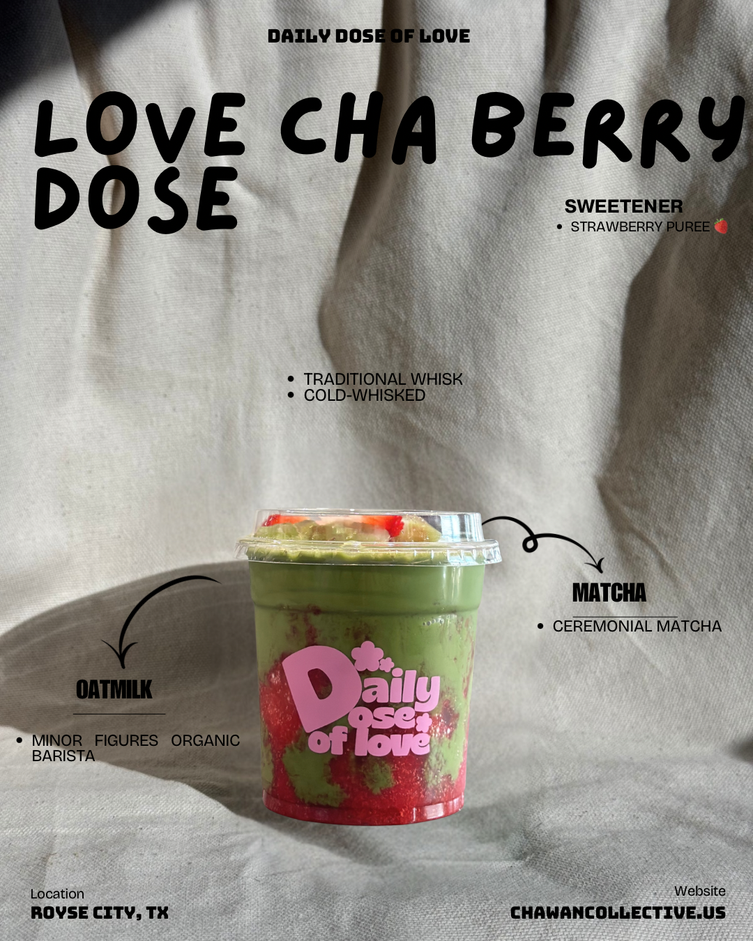 LOVE CHA BERRY DOSE 🍓