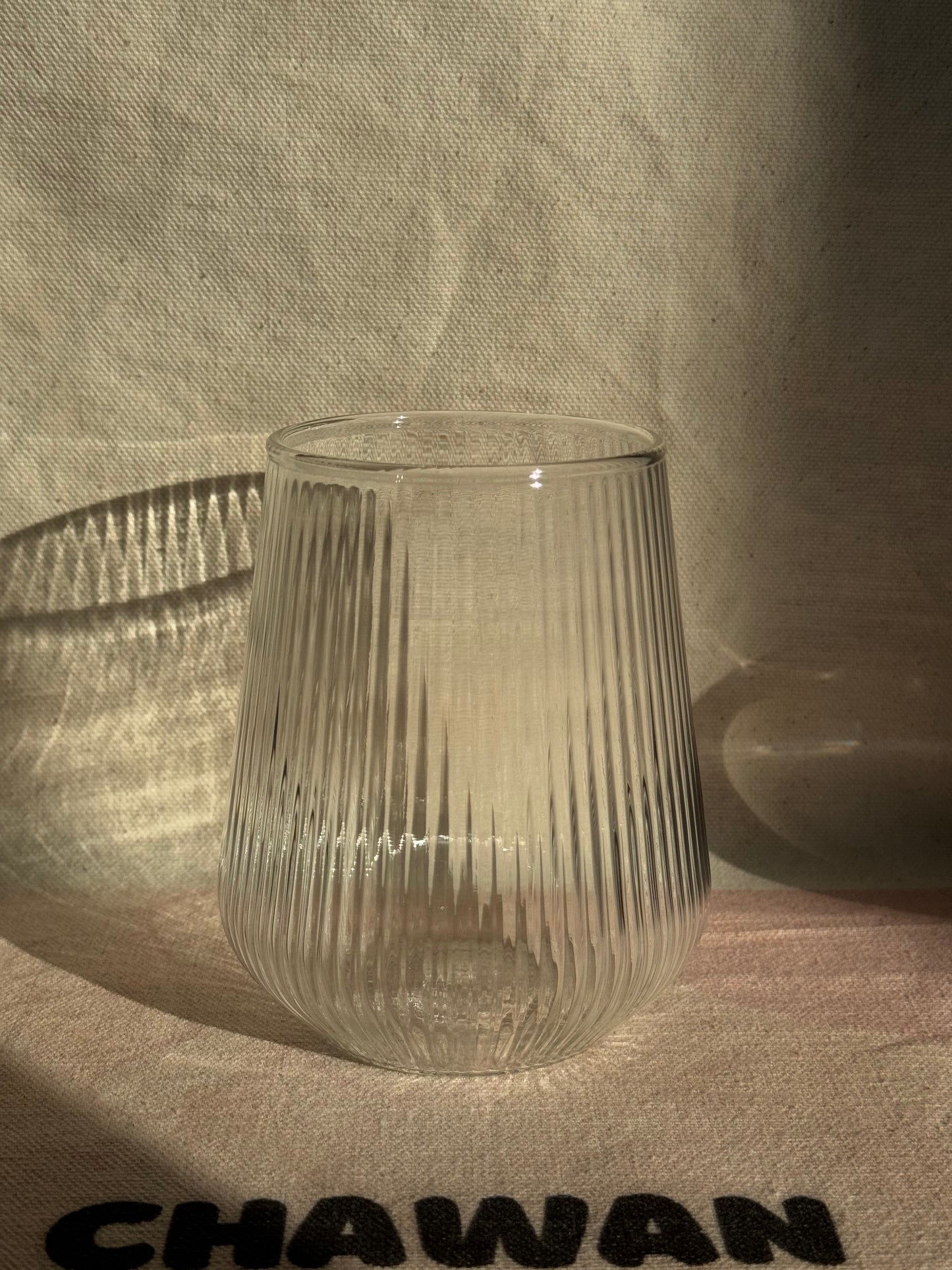 RIB GLASS CUP