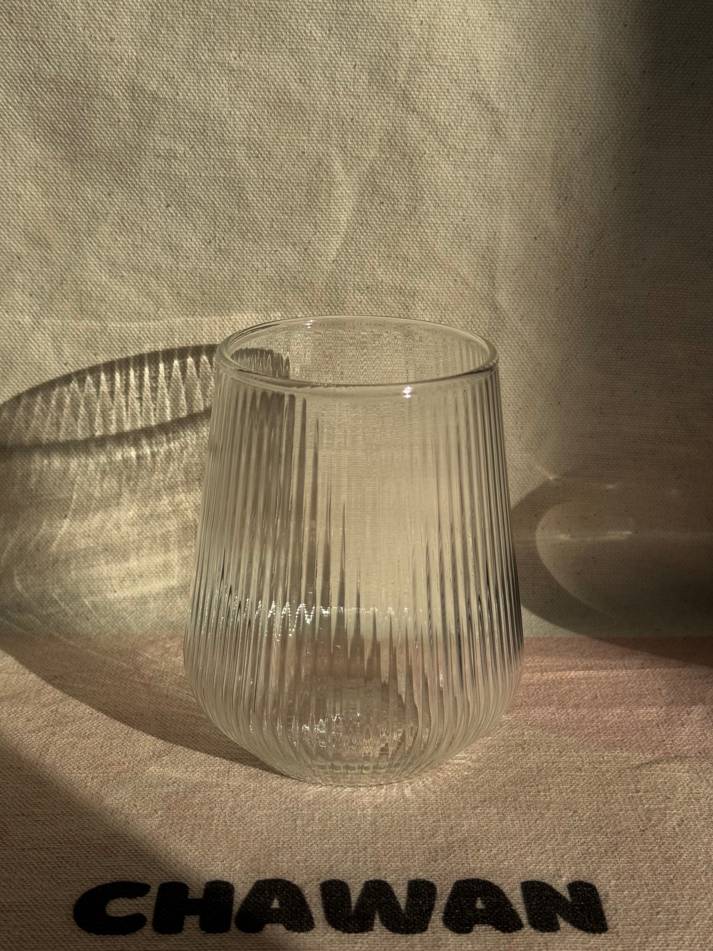 RIB GLASS CUP