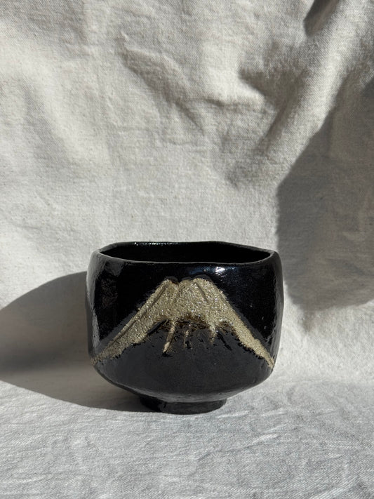MATCHA BOWL KURO RAKU MT FUJI 🌸