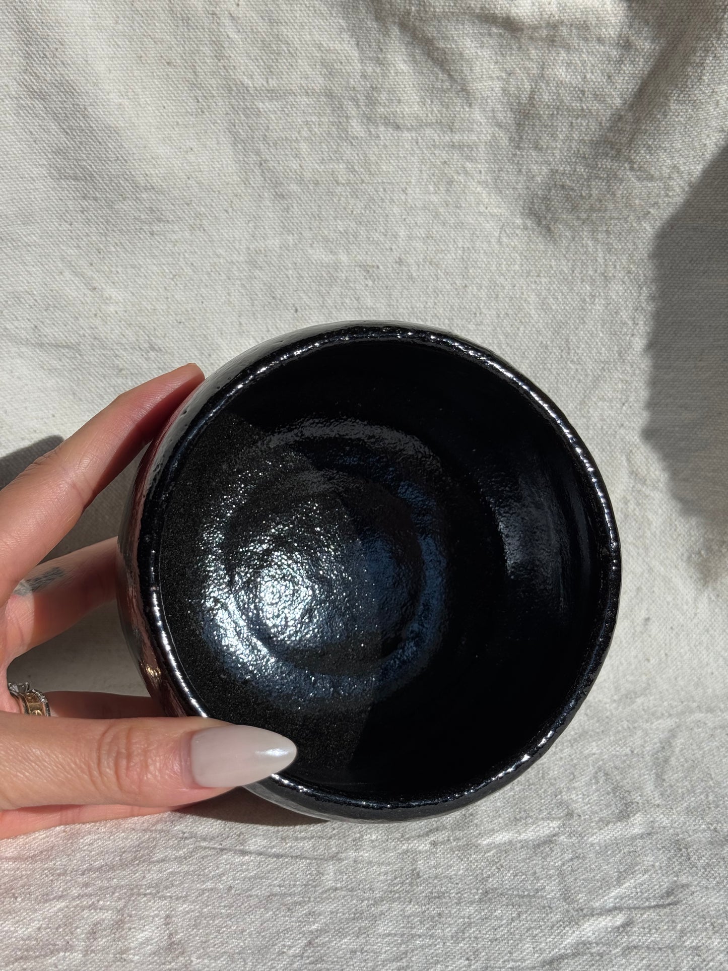 MATCHA BOWL KURO RAKU MT FUJI 🌸