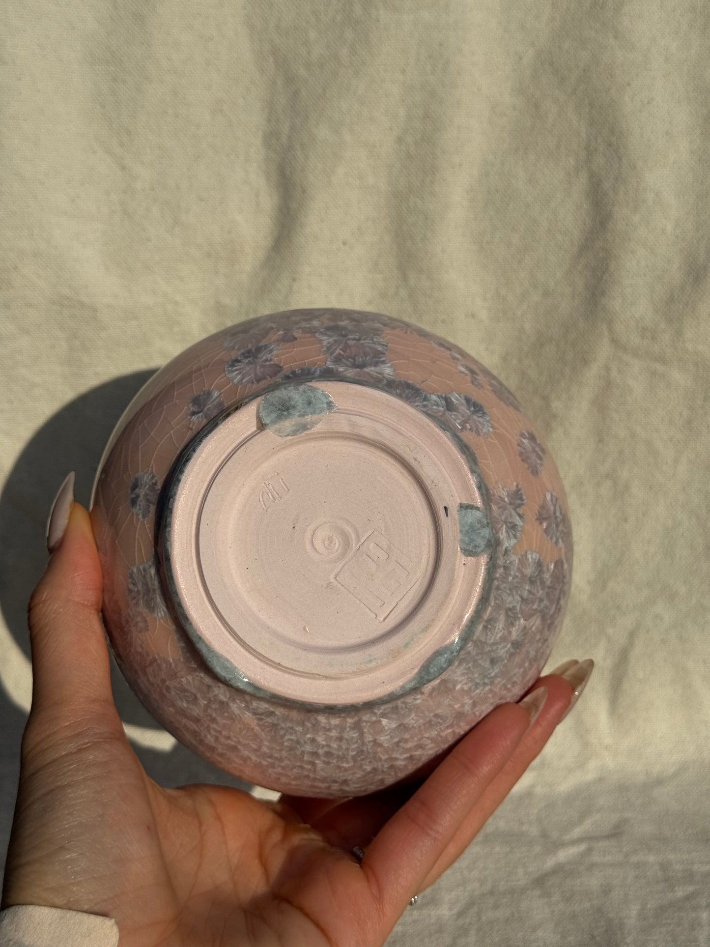 MATCHA BOWL PEACHY PINK GLAZE KATAKUCHI 🌸