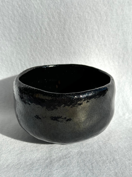 MATCHA TEA BOWL KURO RAKU 🌸
