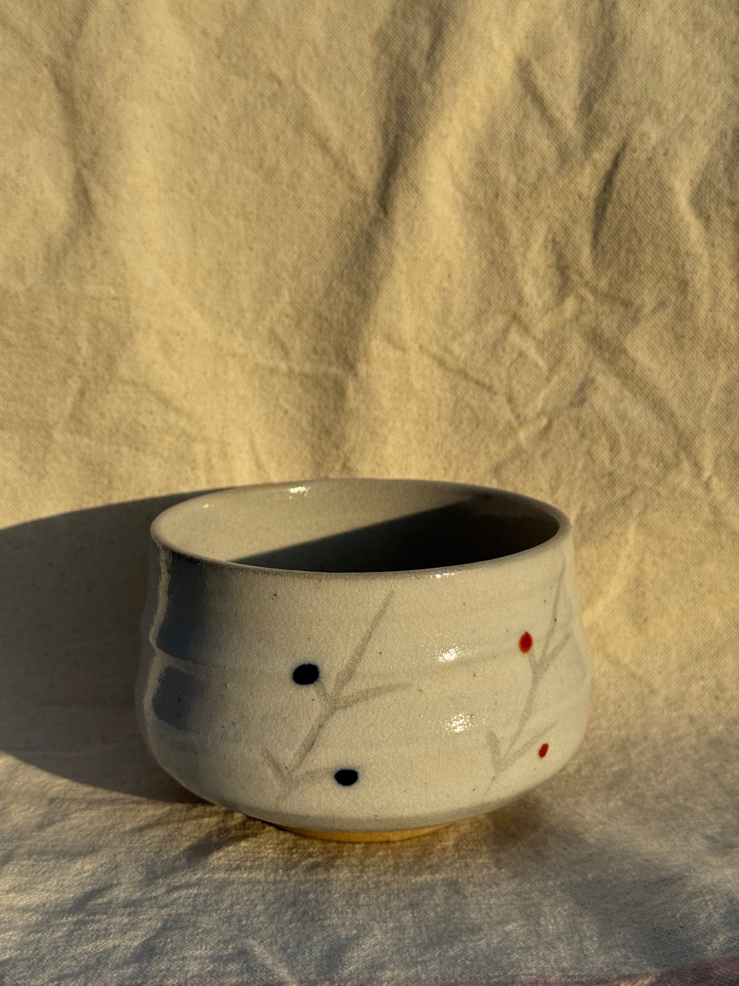 MATCHA BOWL MINO YAKI WHITE GLAZE 🌸