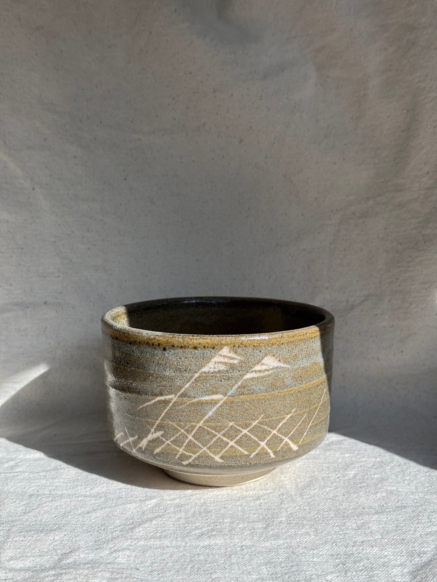 MATCHA BOWL MINO YAKI GREEN GLAZE 🌸