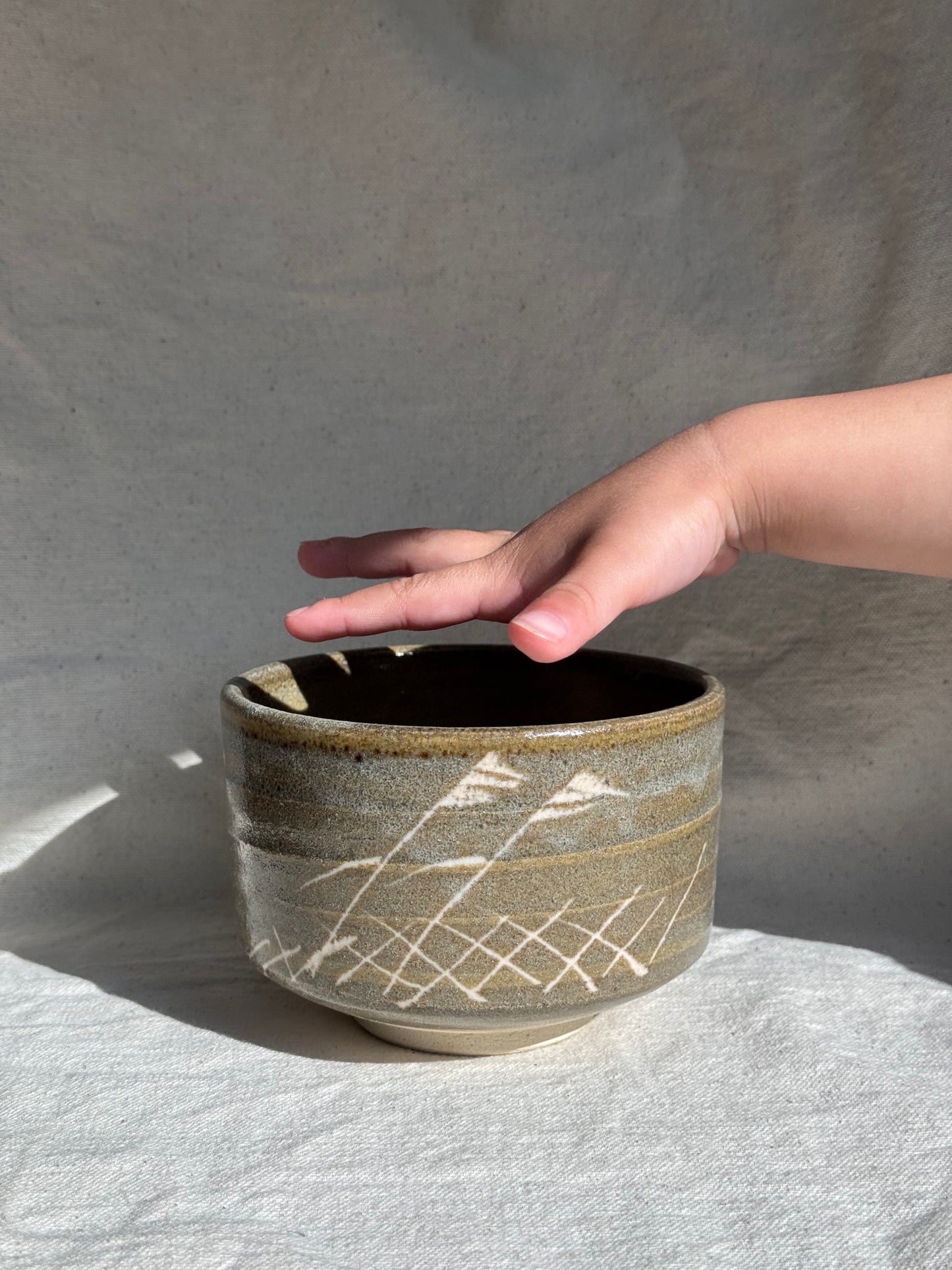 MATCHA BOWL MINO YAKI GREEN GLAZE 🌸