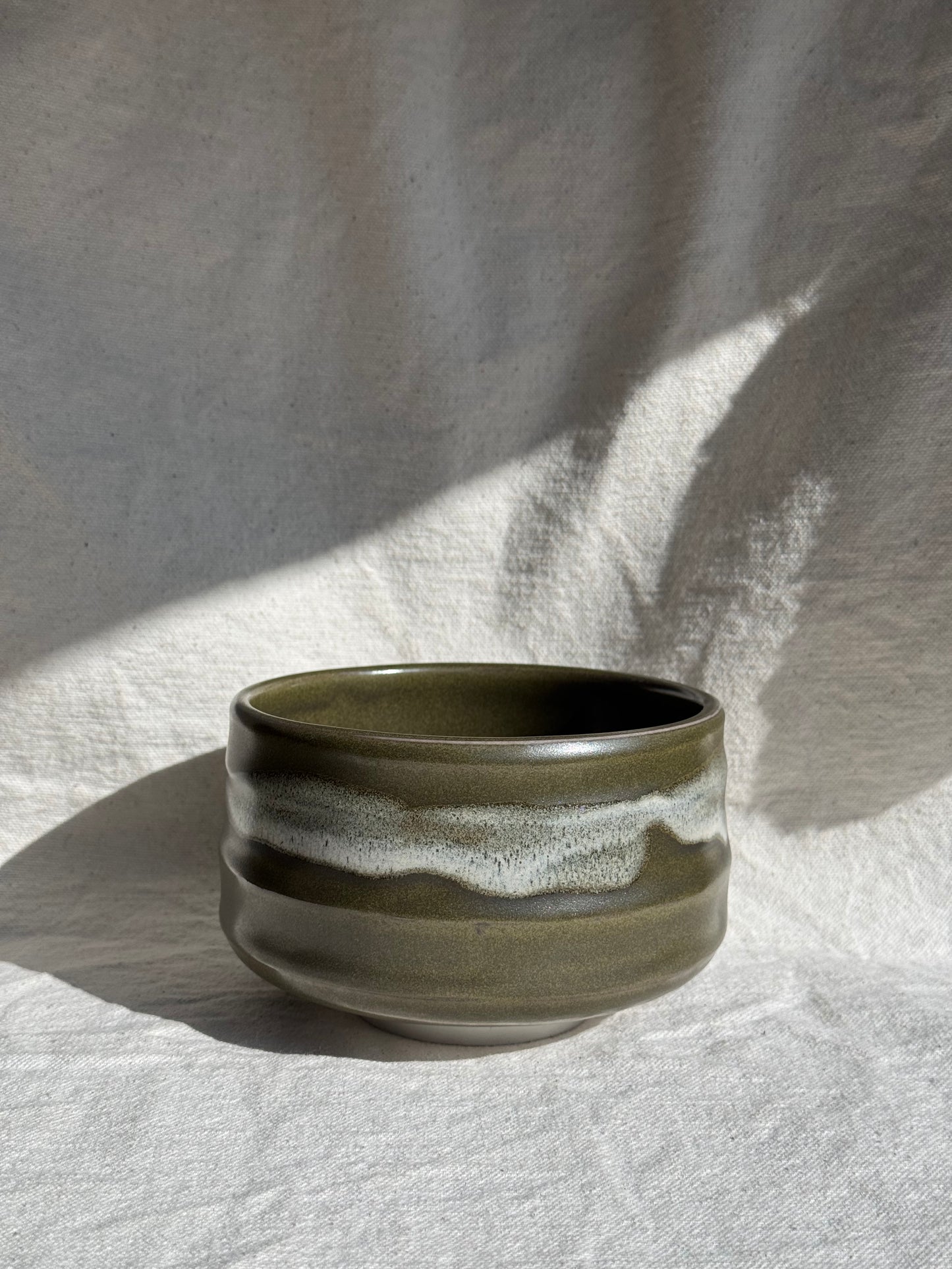 MATCHA BOWL MINO YAKI MATTE GREEN GLAZE 🌸