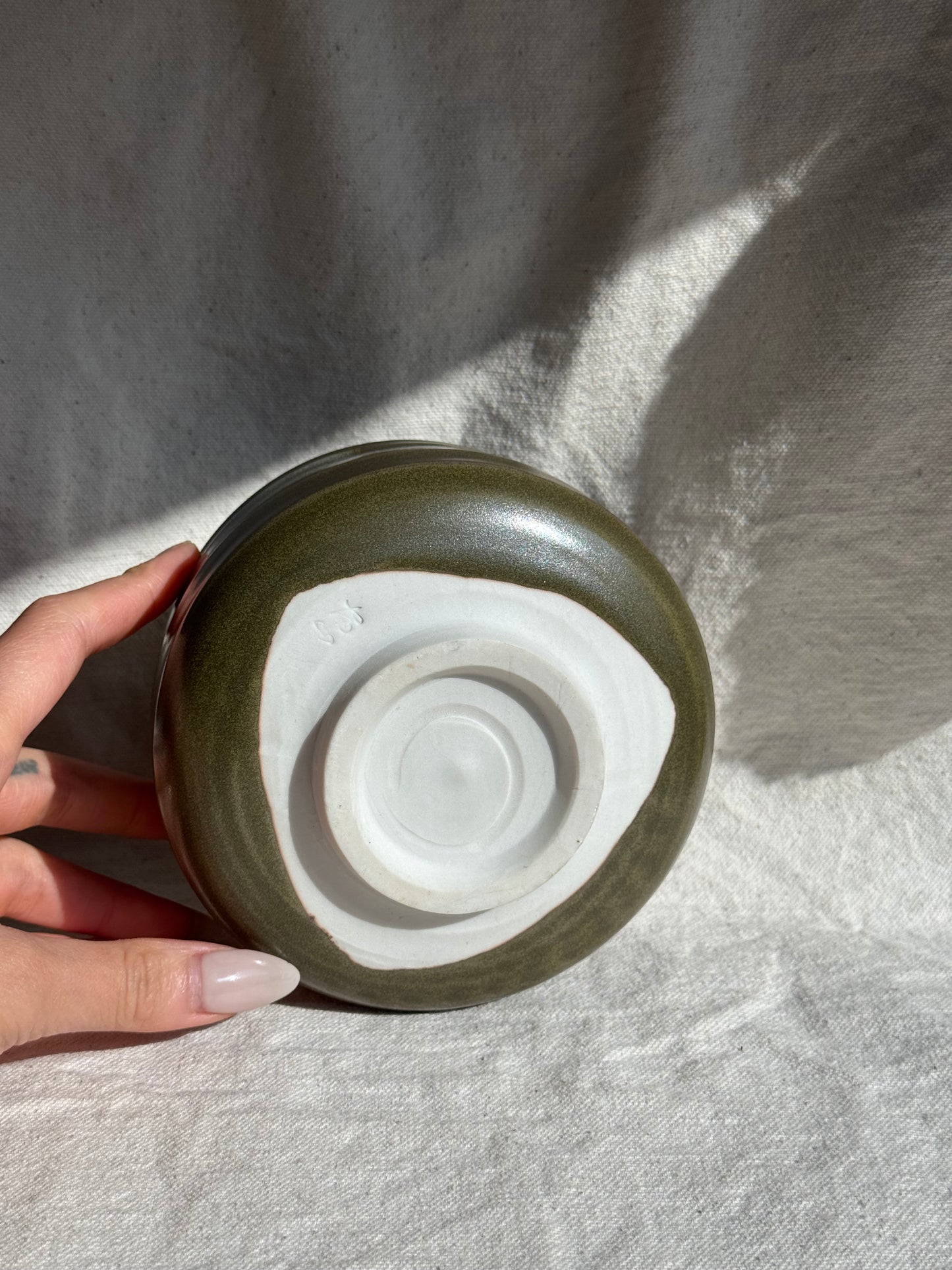 MATCHA BOWL MINO YAKI MATTE GREEN GLAZE 🌸