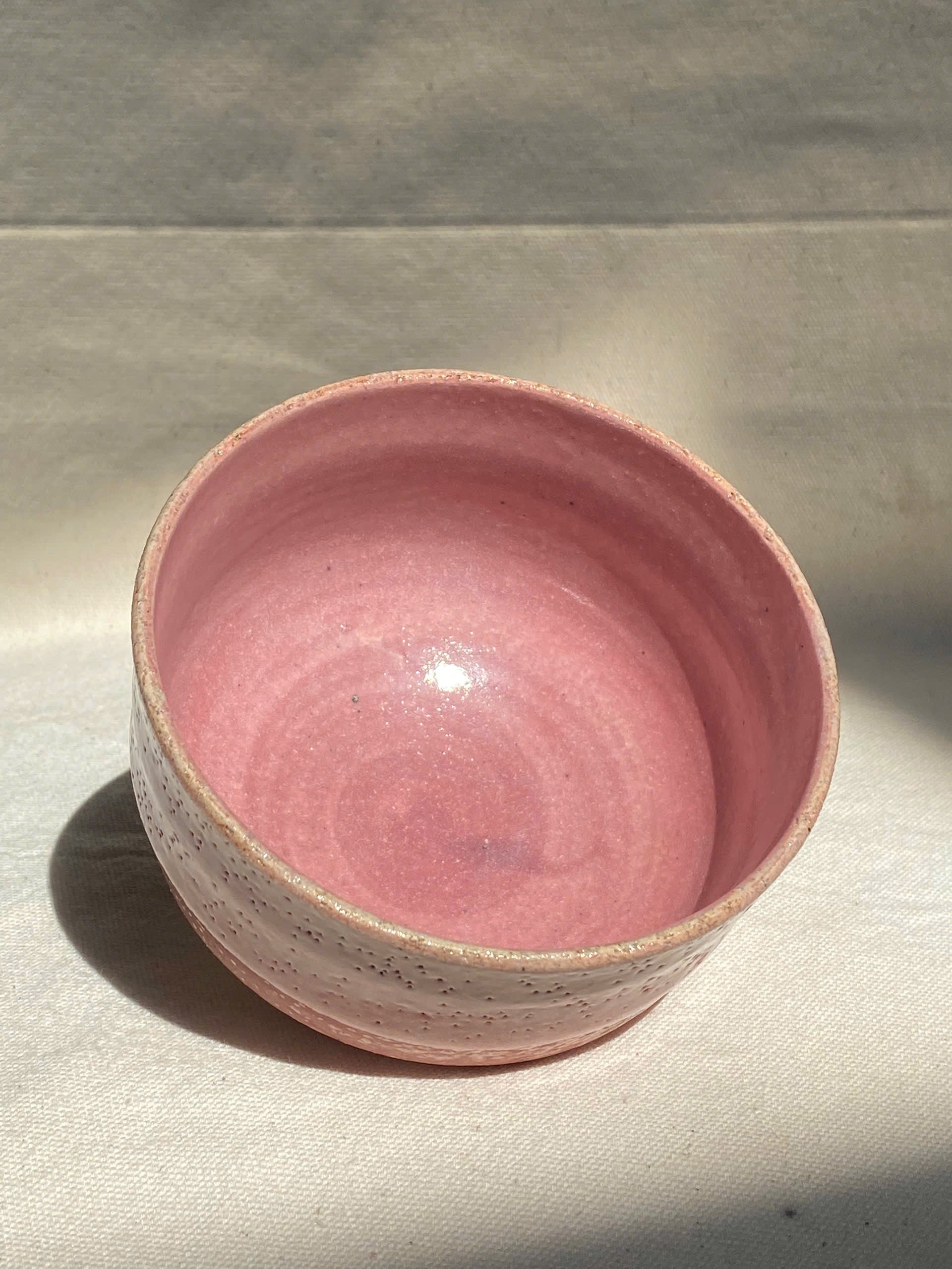CW Mino Yaki Sakura Pink Bowl - Thumbnail 2