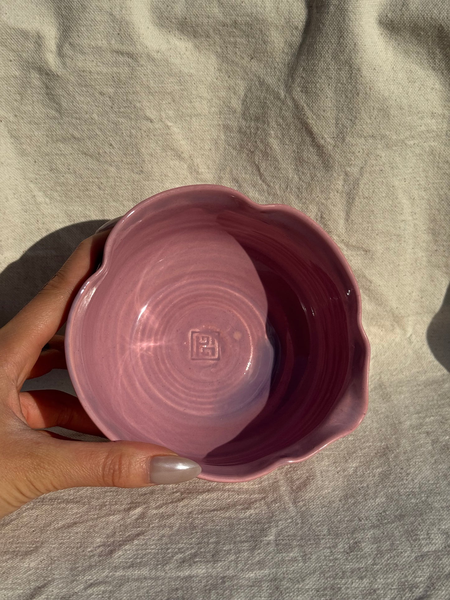 MATCHA BOWL PINK FLORAL KATAKUCHI 🌸