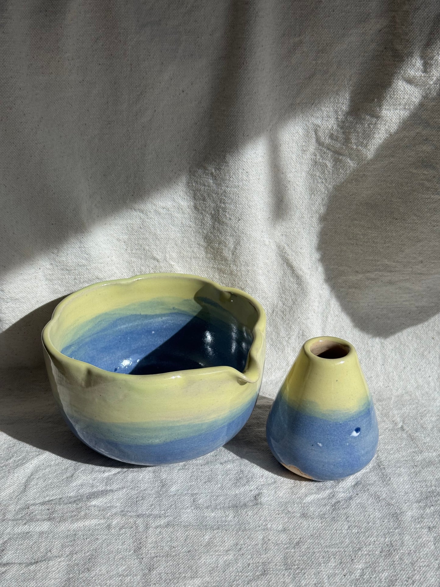 MATCHA BOWL CC FLORAL OMBRE KATAKUCHI SET 🌸