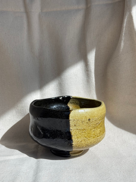 MATCHA BOWL 2 TONE KURO RAKU by KICHIZAEMON 🌸