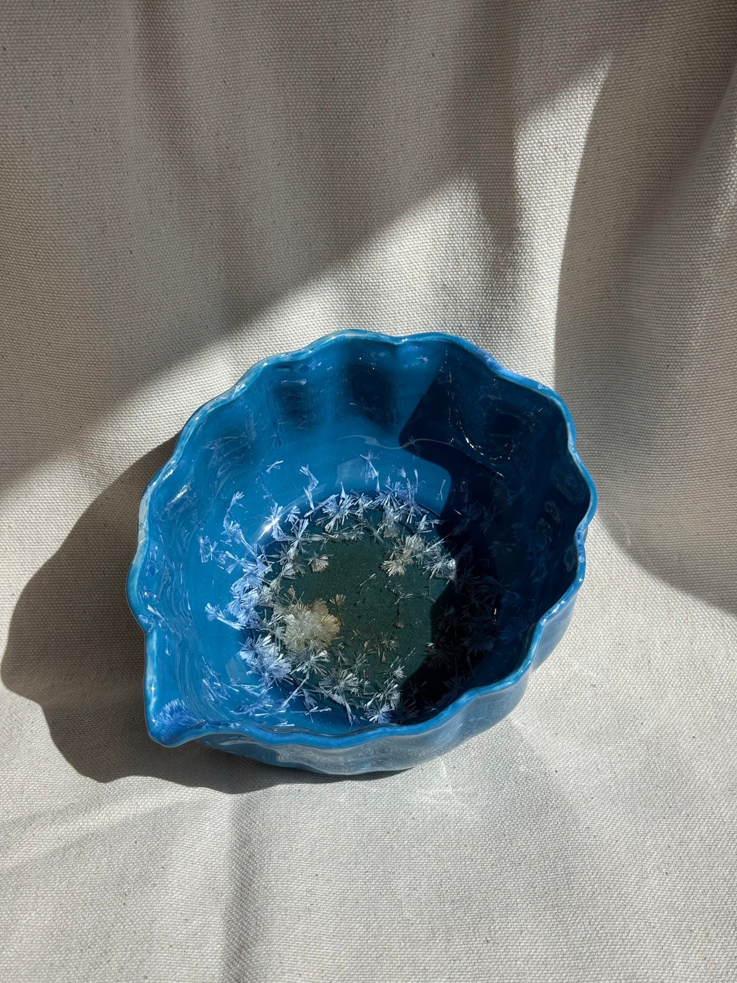 MATCHA BOWL AQUA BLUE SEASHELL KATAKUCHI 🌸