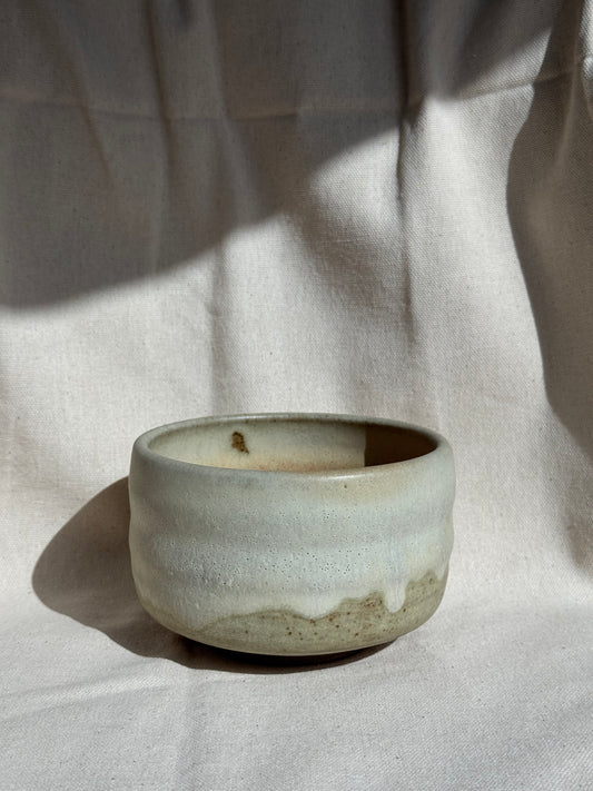 MATCHA BOWL DRIPPING CREAM GLAZE 🌸