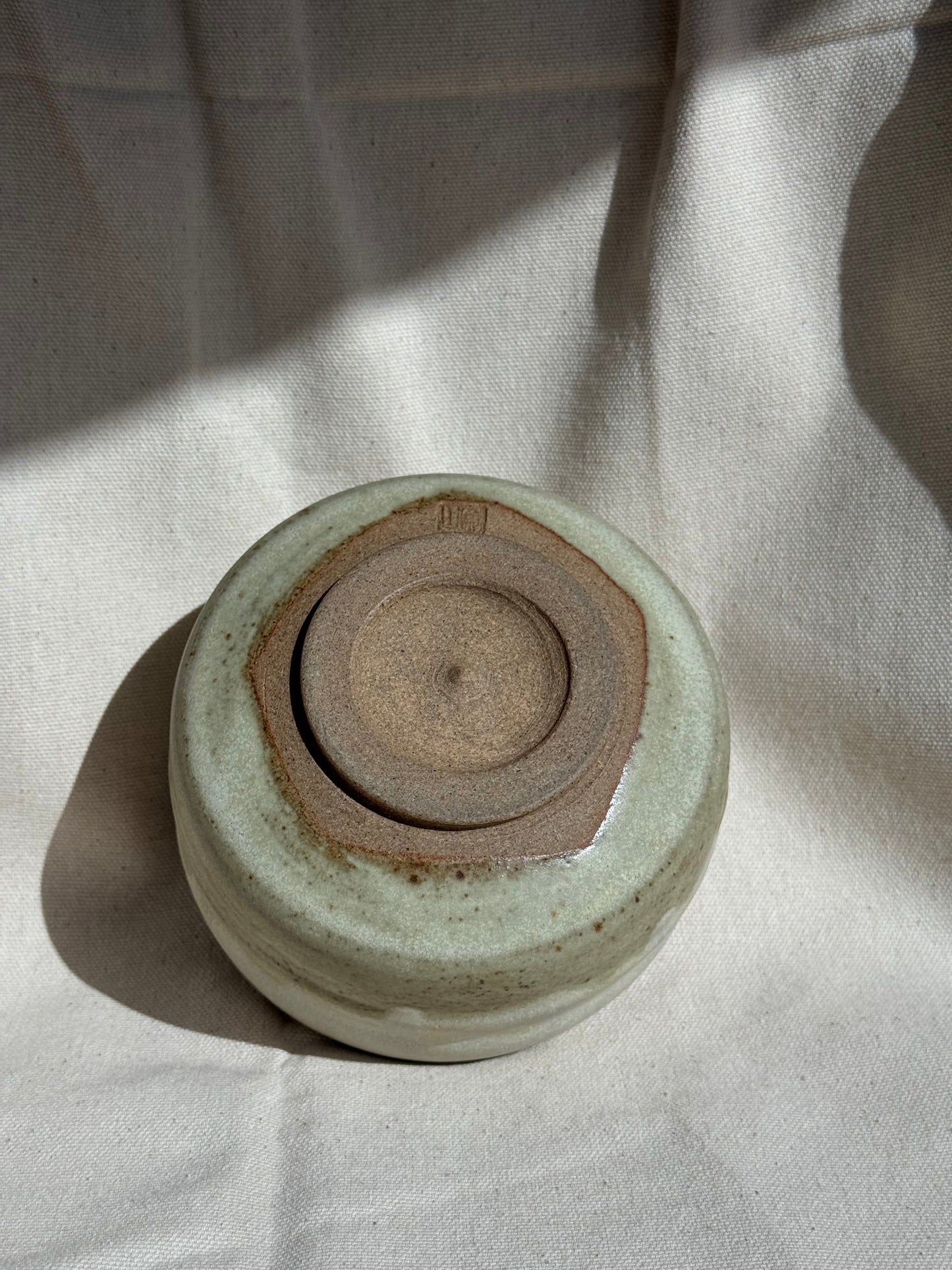 MATCHA BOWL DRIPPING CREAM GLAZE 🌸