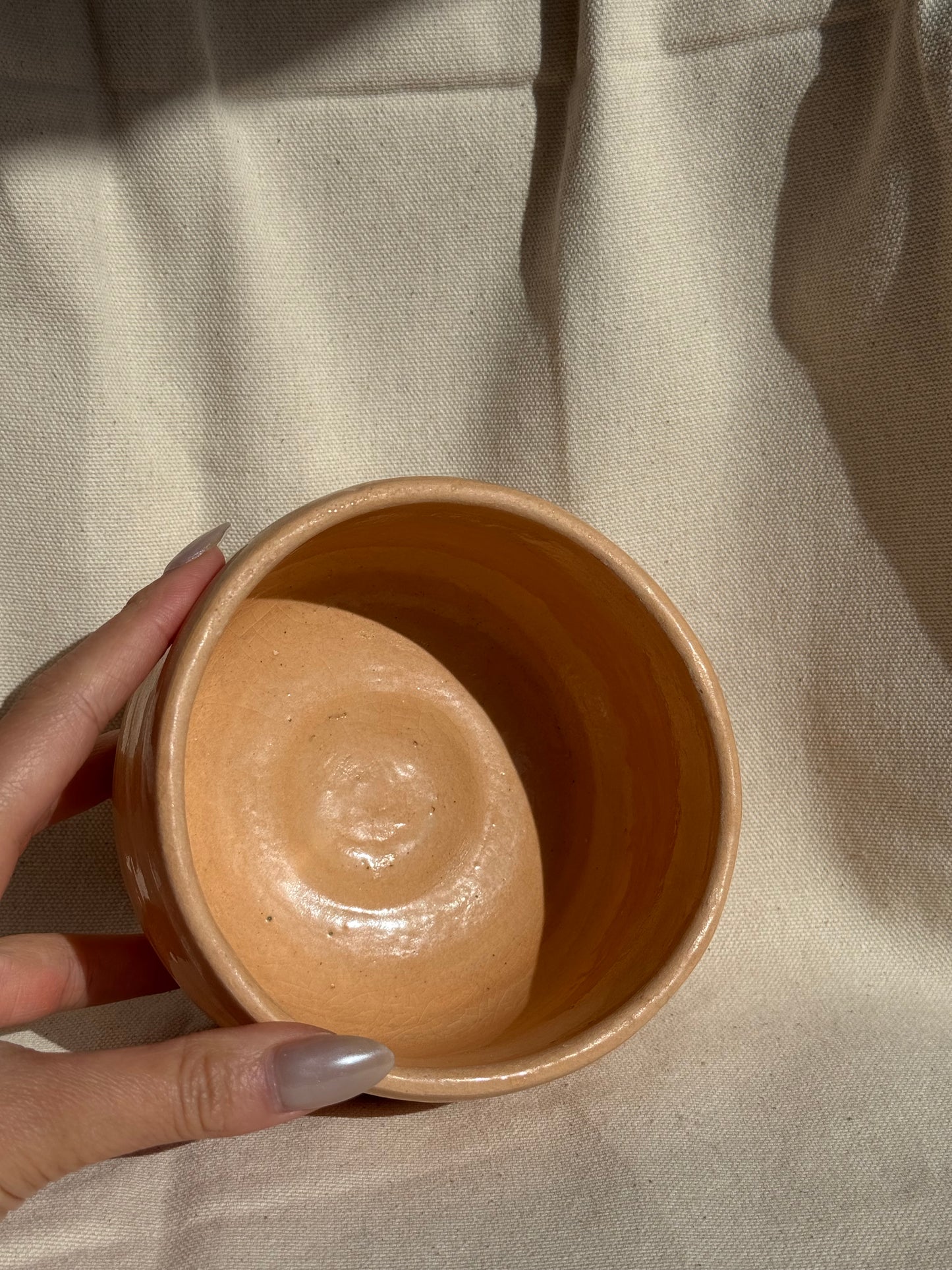 MATCHA BOWL ORANGE GLAZE 🌸