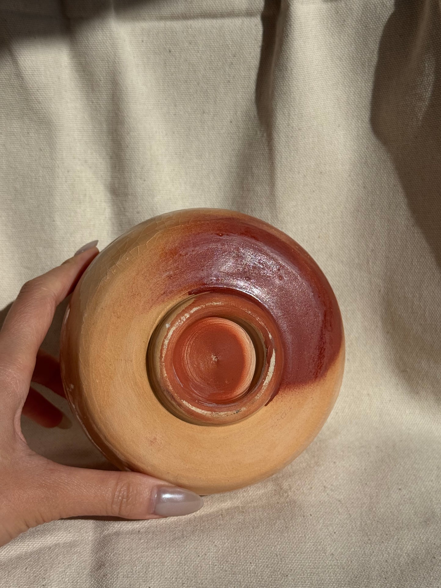 MATCHA BOWL ORANGE GLAZE 🌸