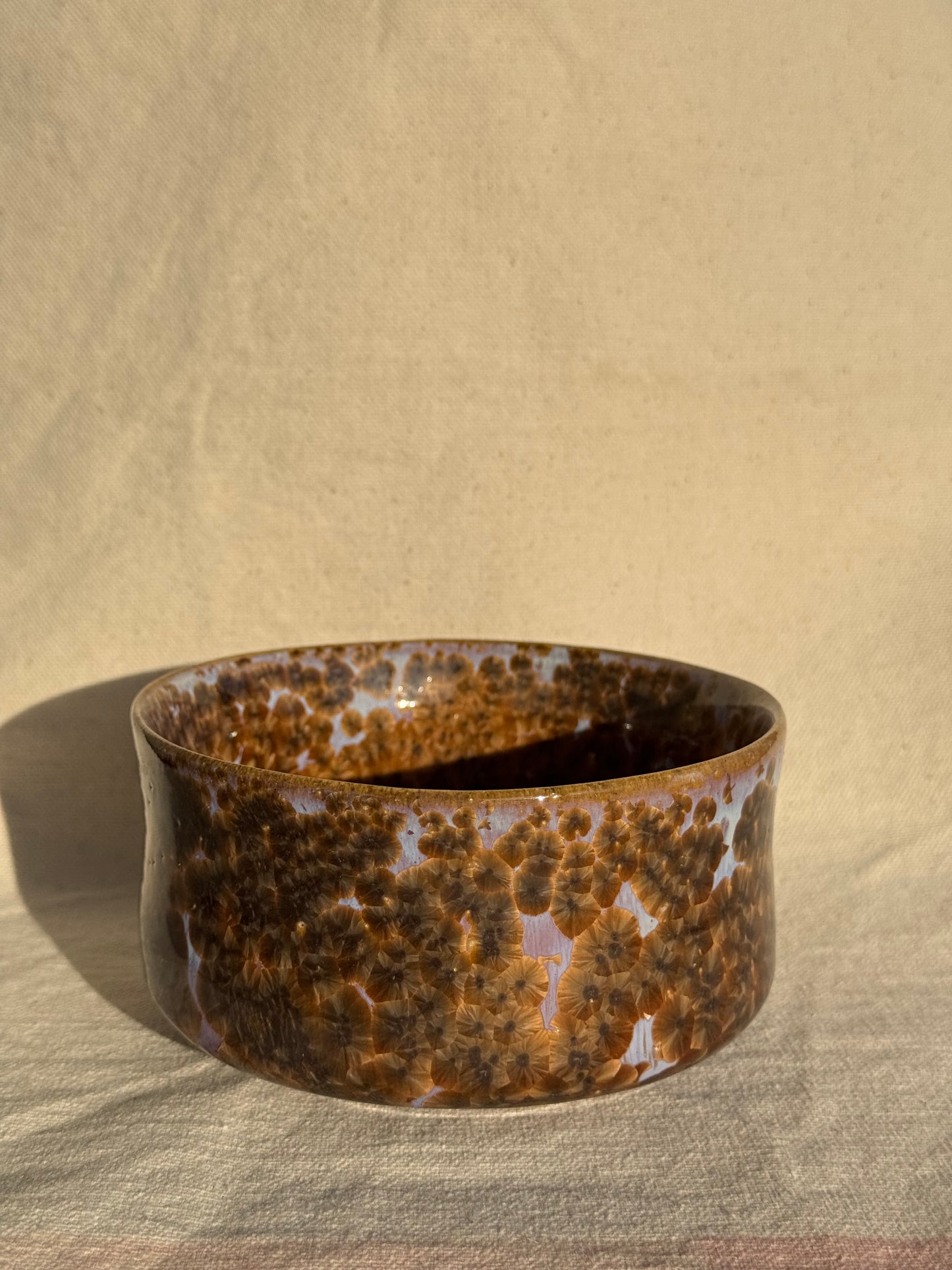 TEA BOWL BROWN GLAZE 🌸