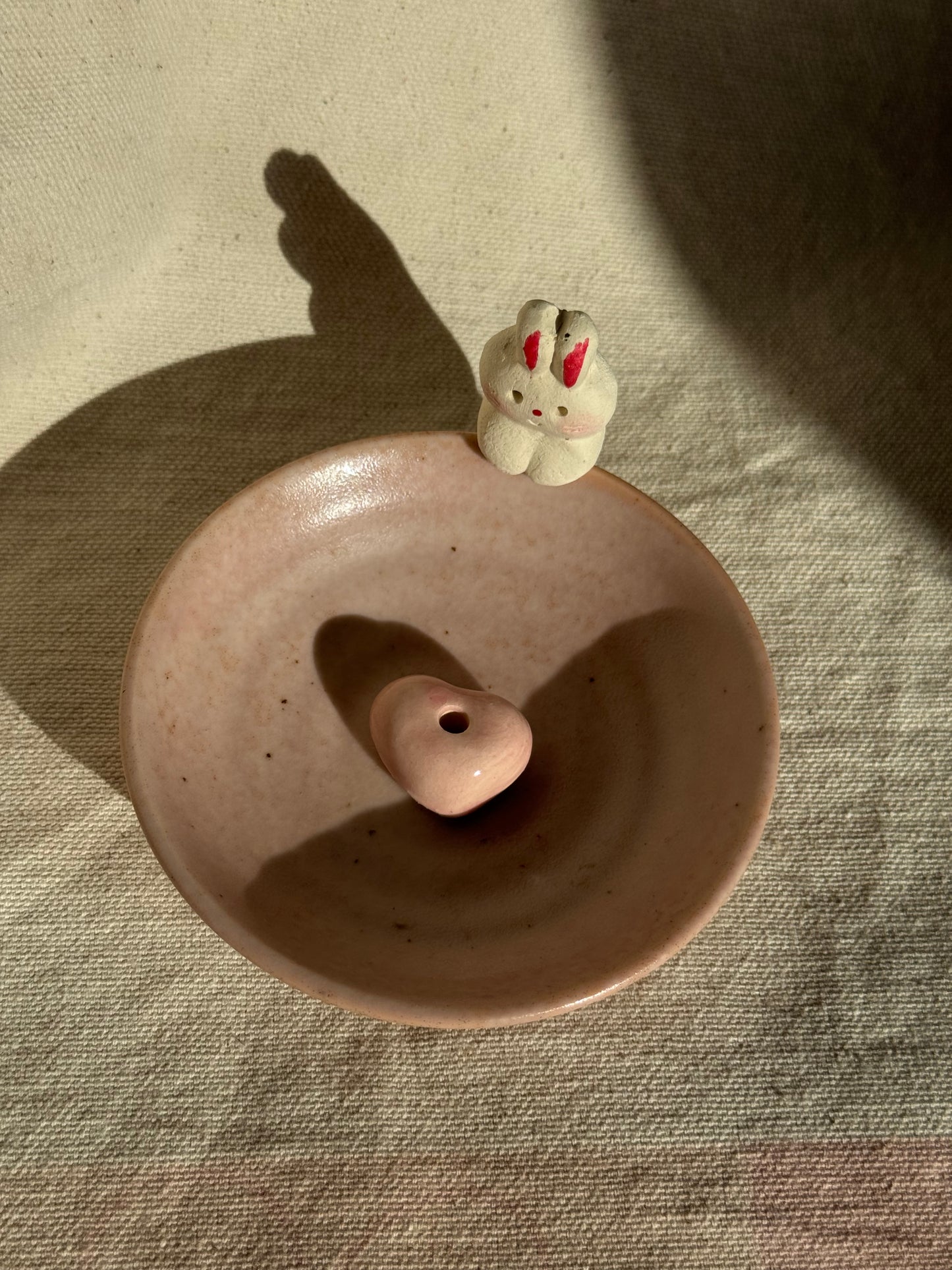 INCENSE HOLDER BUNNY WITH LOVE 🌸